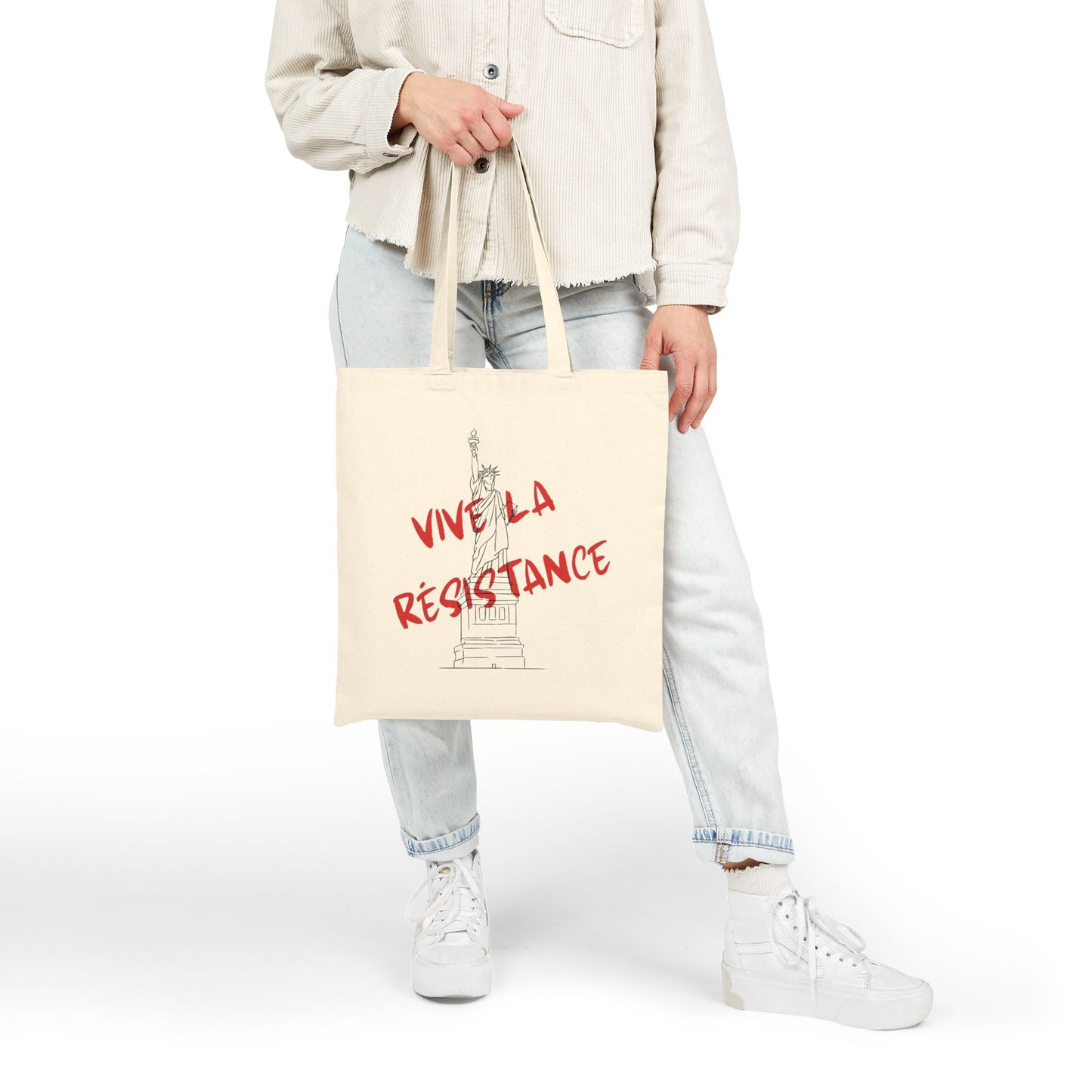 VIVE LA RÉSISTANCE Canvas Tote