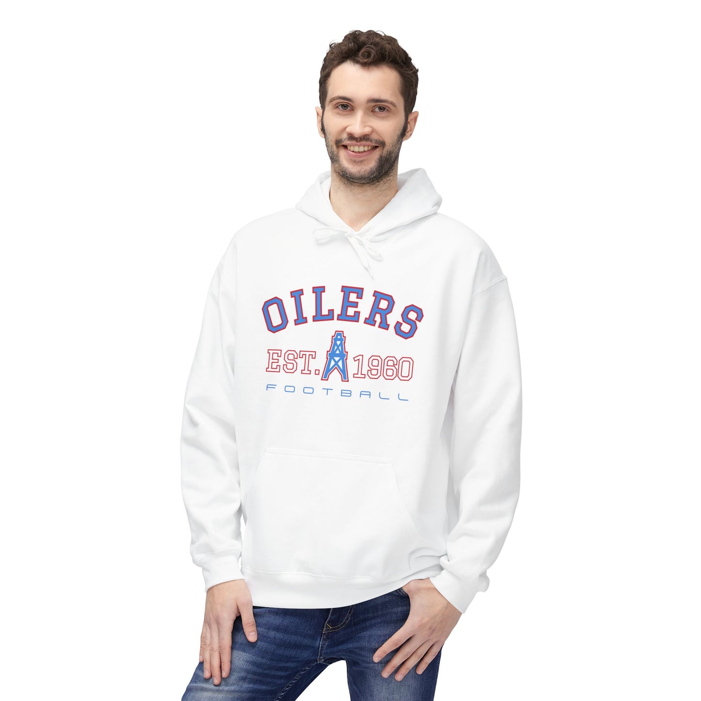 IMPROVED! Houston Oilers 'Est 1960' Unisex Hoodie