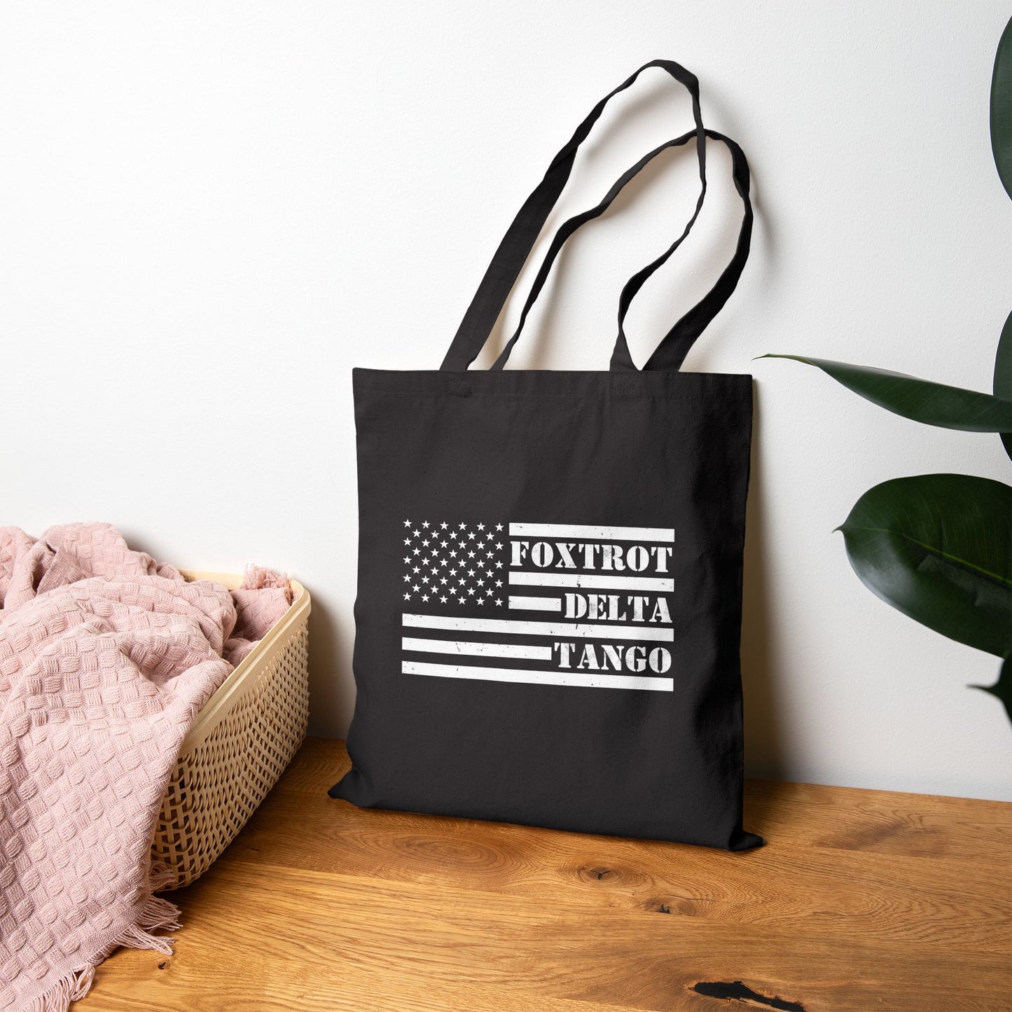 Canvas Tote - FOXTROT-DELTA-TANGO