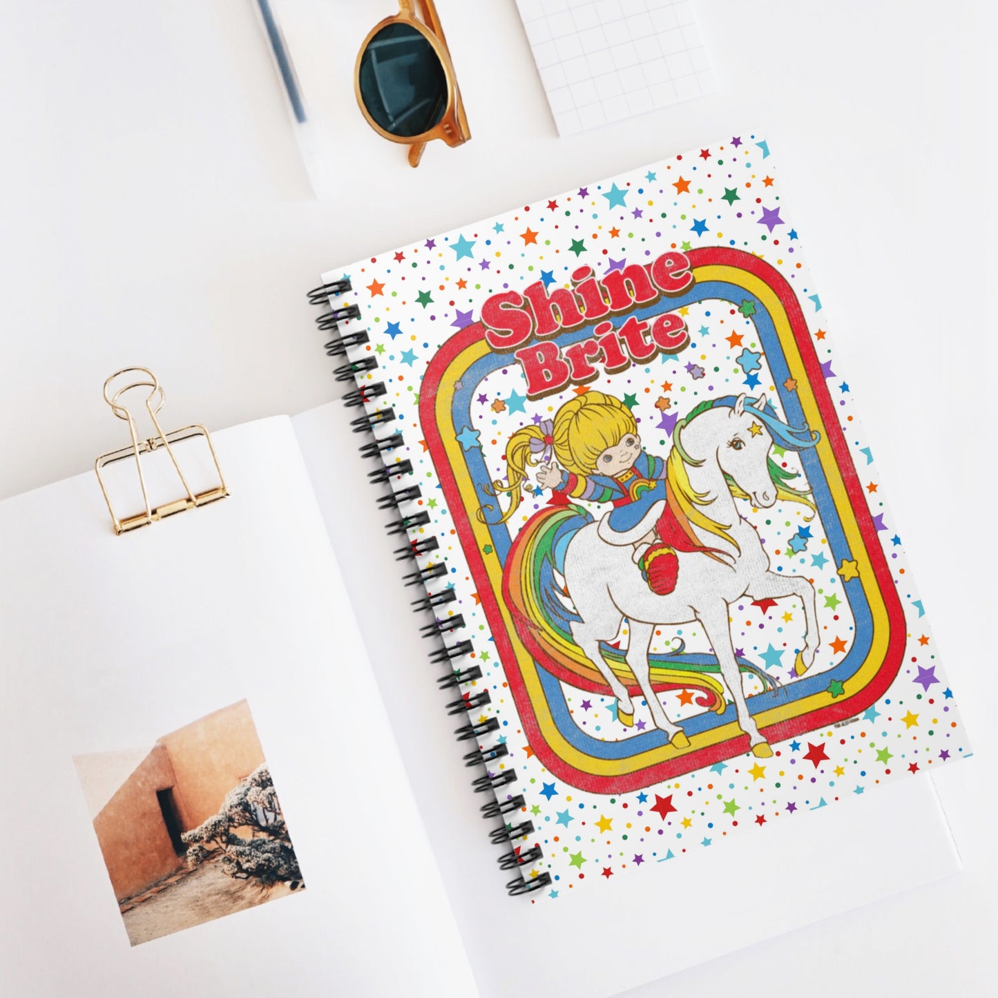 Rainbow Brite Spiral Notebook - 6x8