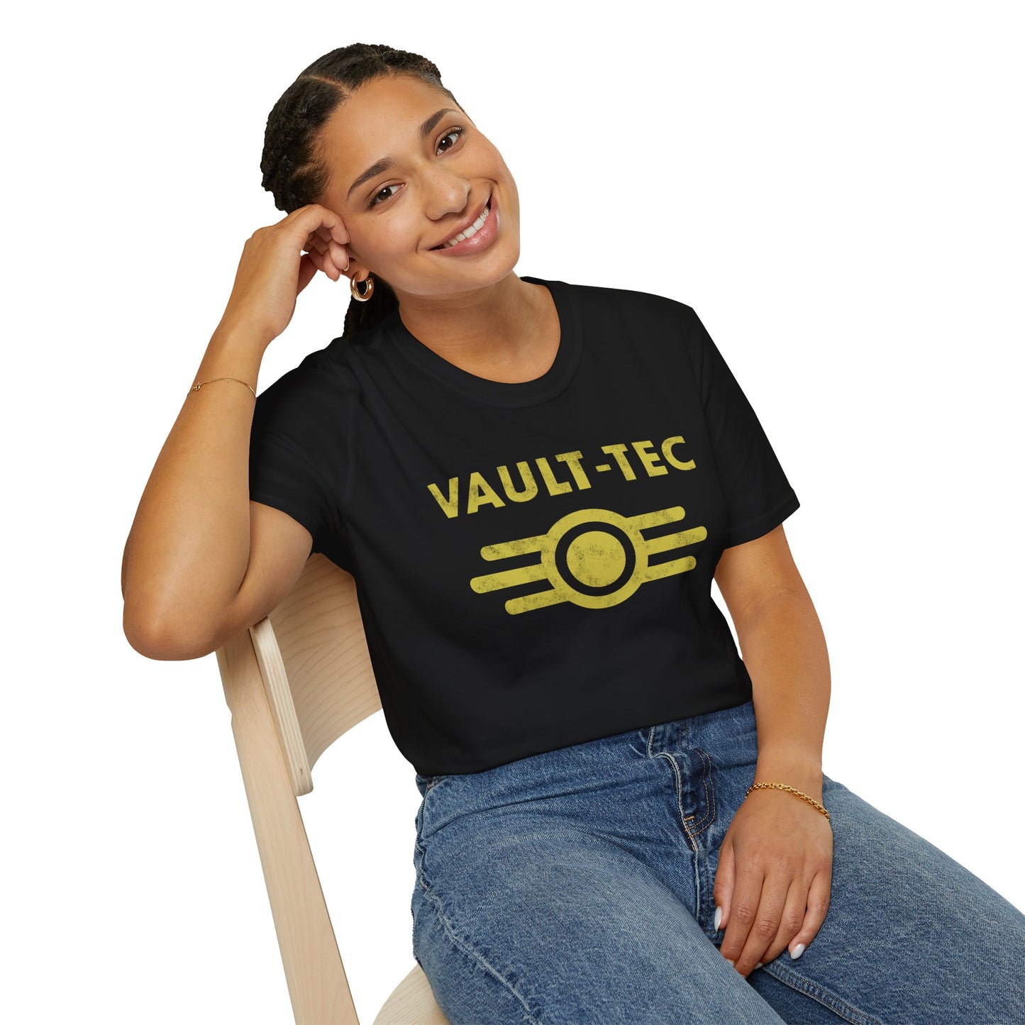 Fallout Distressed Vault-Tec logo Unisex T-Shirt