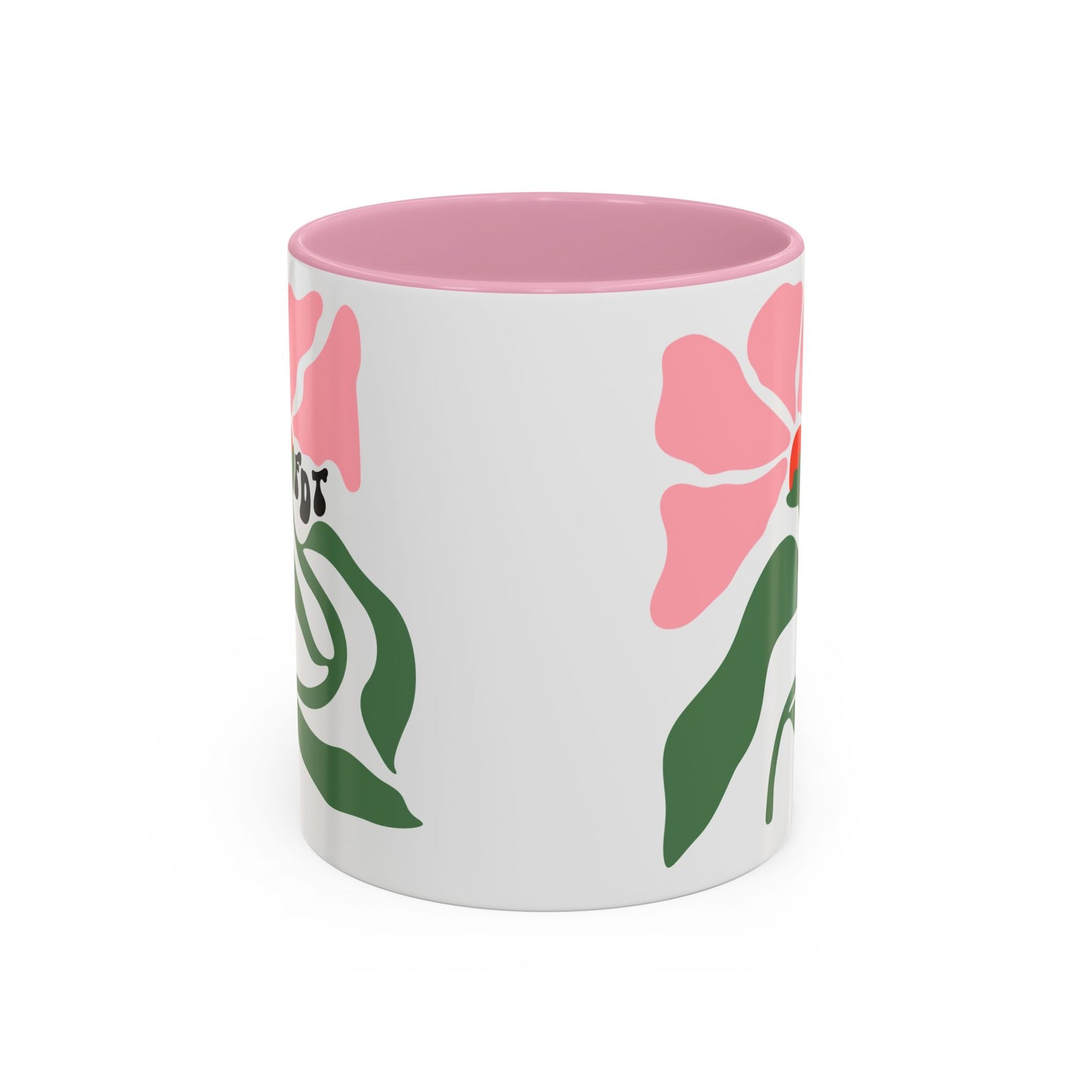 'FDT' Anti-Trump Pink Floral Ceramic Mug
