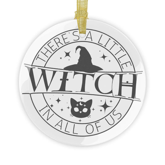 Witchy Glass Ornament
