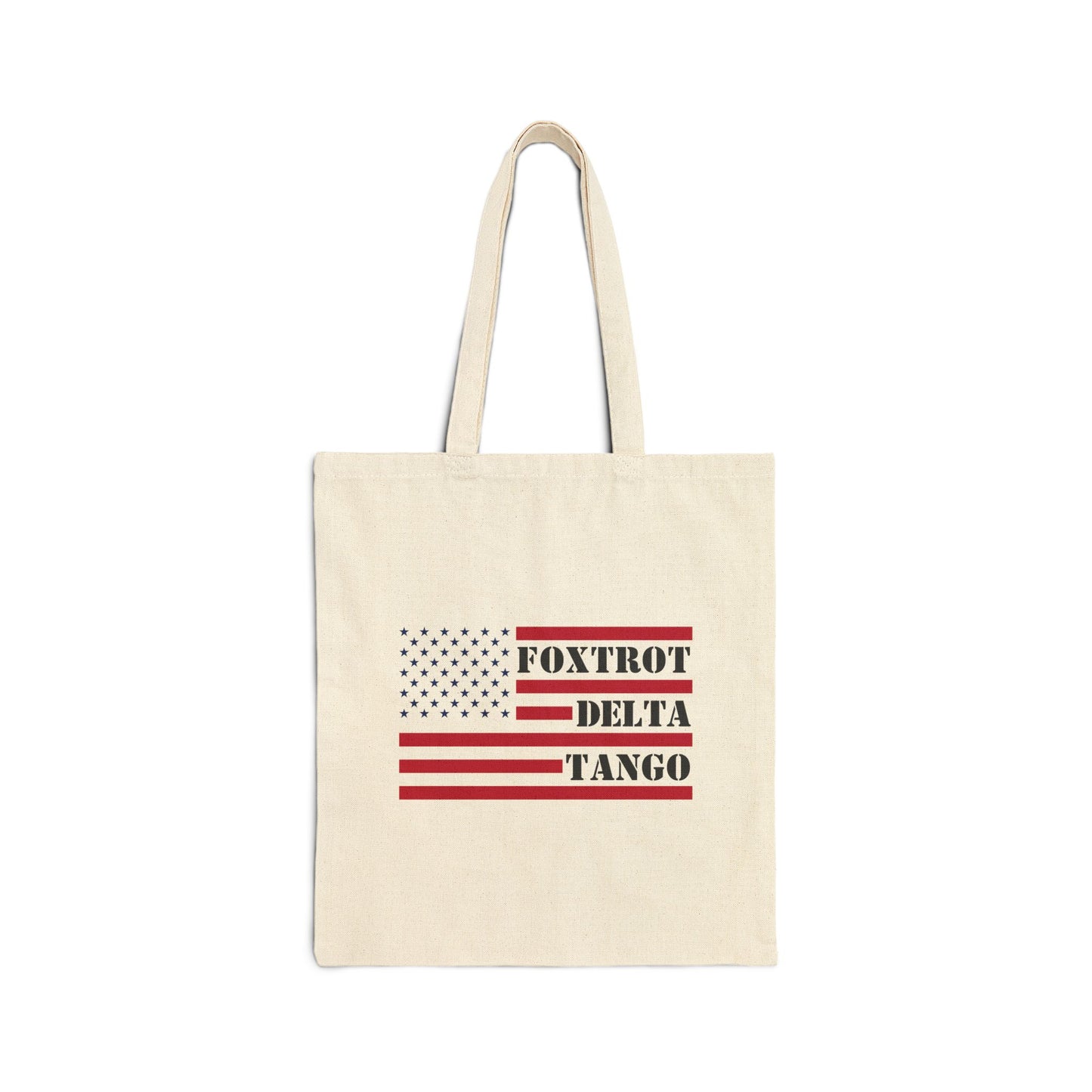 Canvas Tote - FOXTROT-DELTA-TANGO