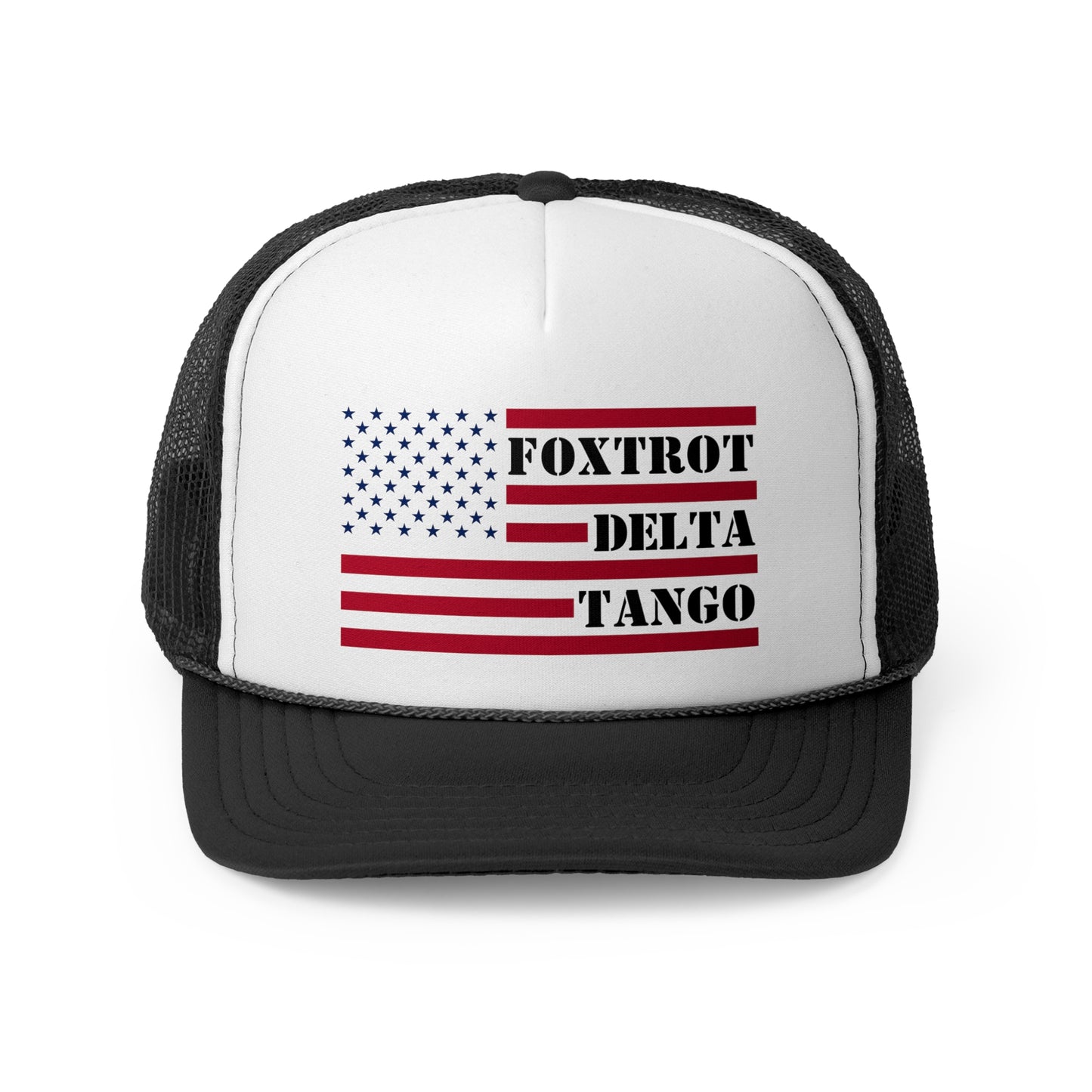 “FOXTROT DELTA TANGO” Anti-Trump Snap-Back Trucker Cap