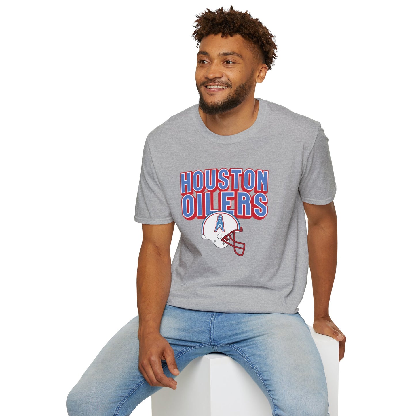 Houston Oilers Retro Helmet Unisex T-Shirt | up to 5X