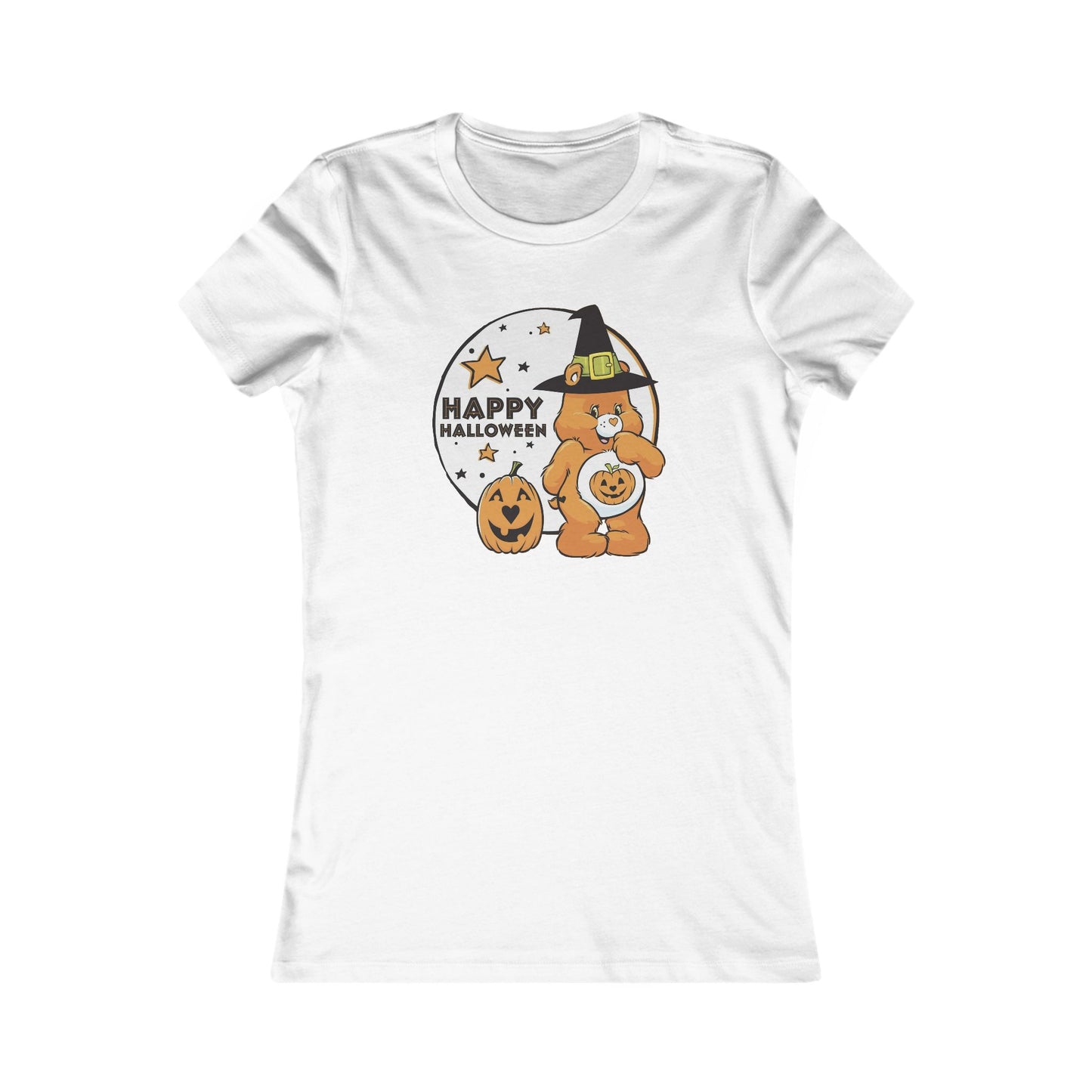Women’s Fitted Tee - Halloween Care Bear
