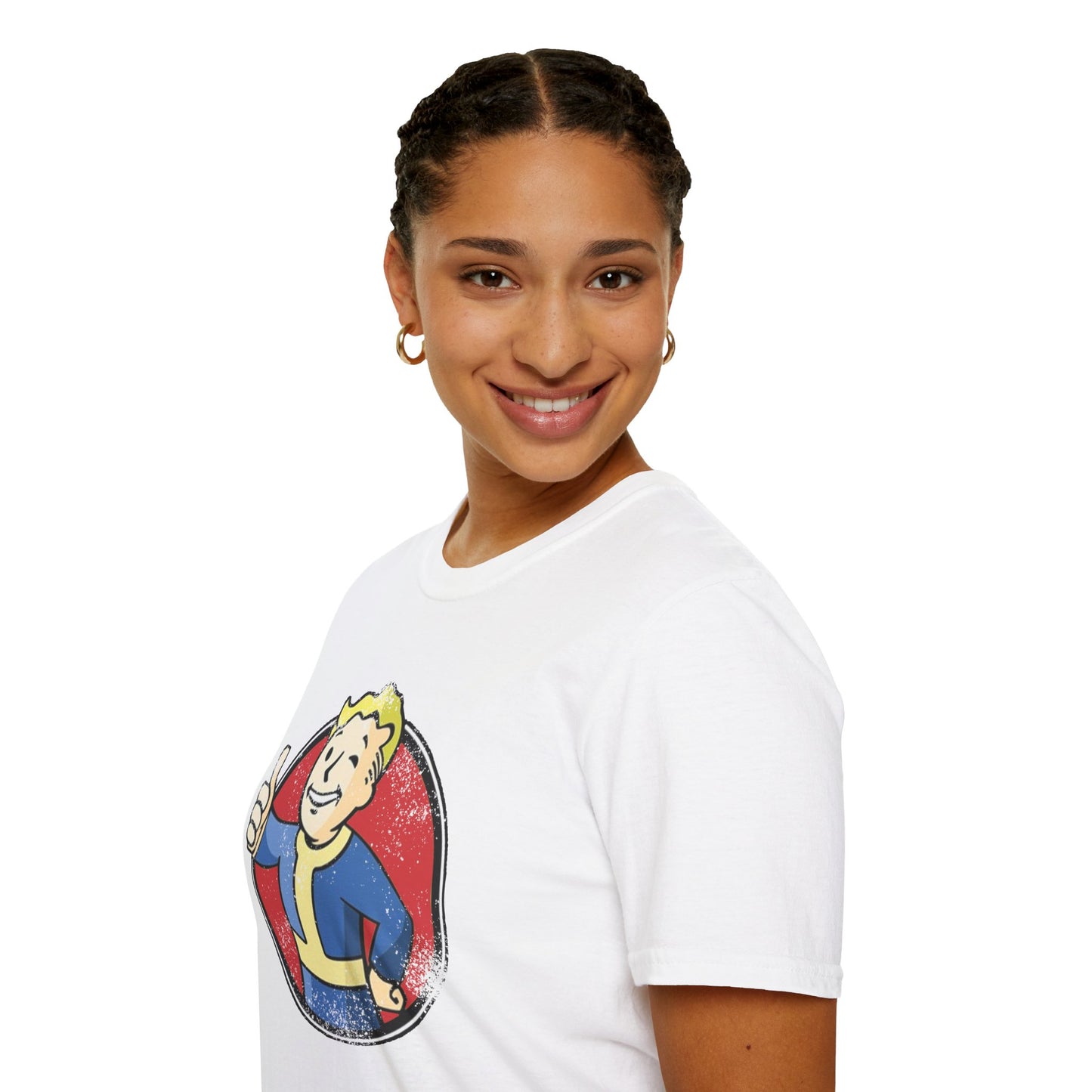 Fallout Distressed Vault Boy Unisex T-Shirt - up to 5X