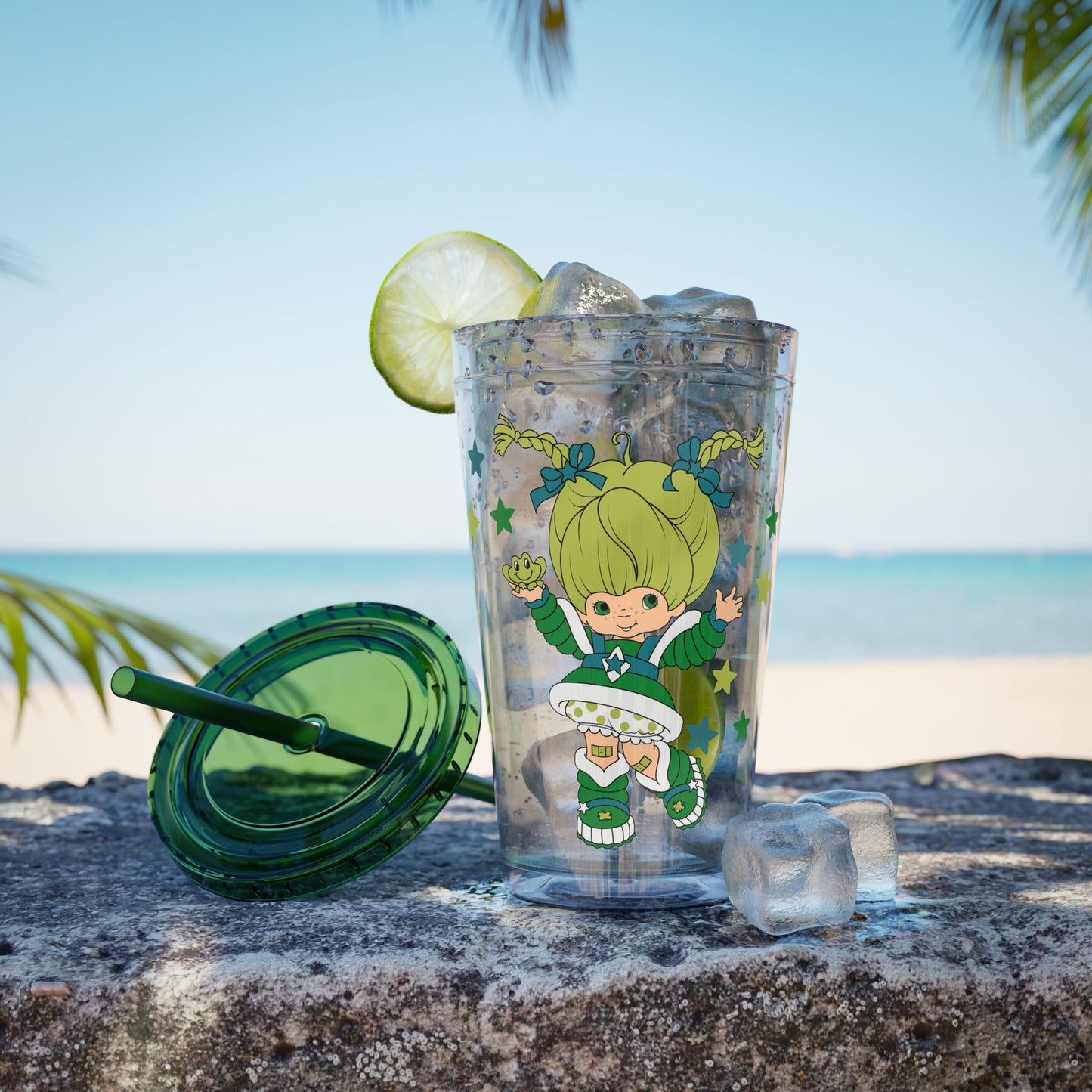 Rainbow Brite 16oz Acrylic Tumbler featuring Patty O’Green