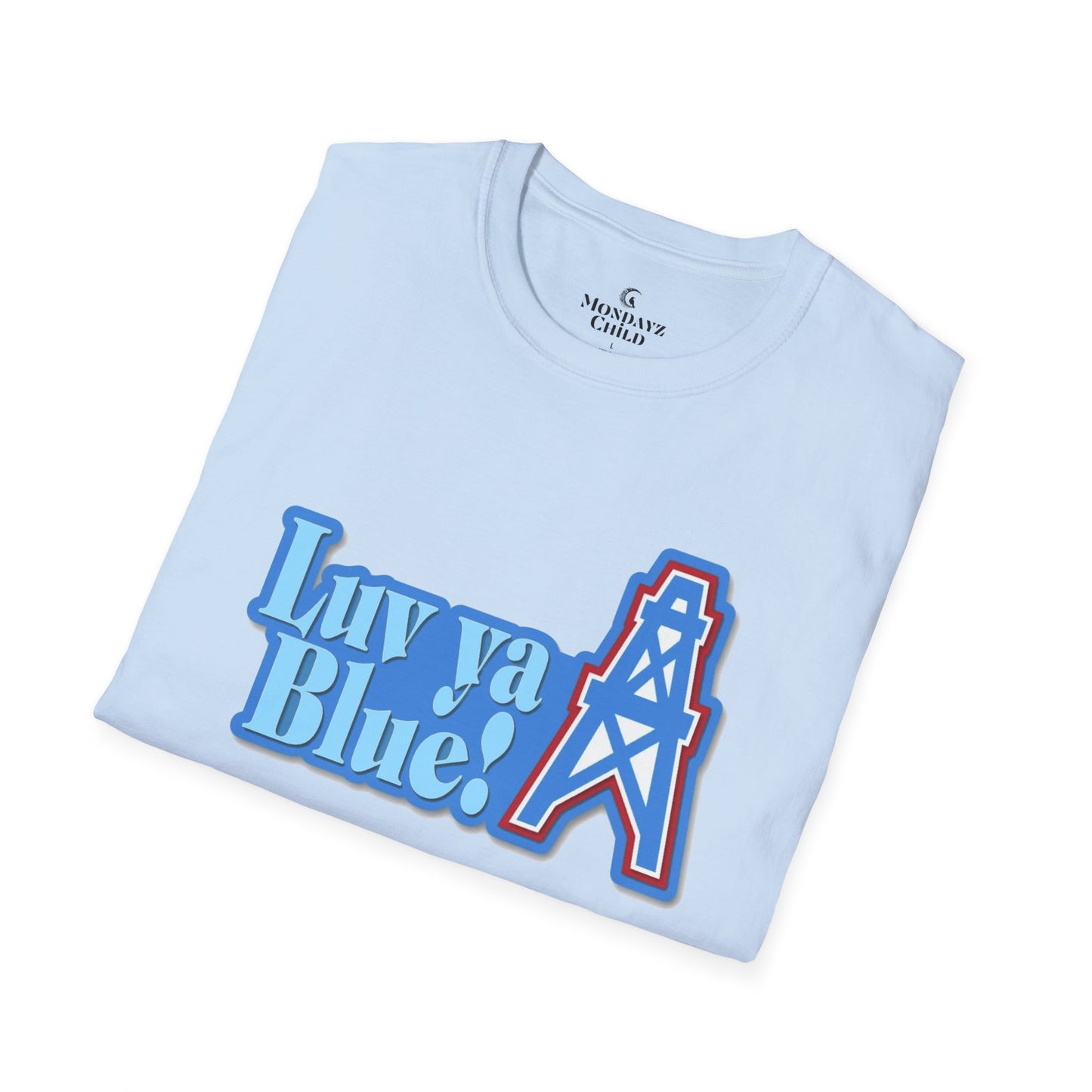 Houston Oilers “Luv Ya Blue” Unisex T-Shirt | Up to 5X