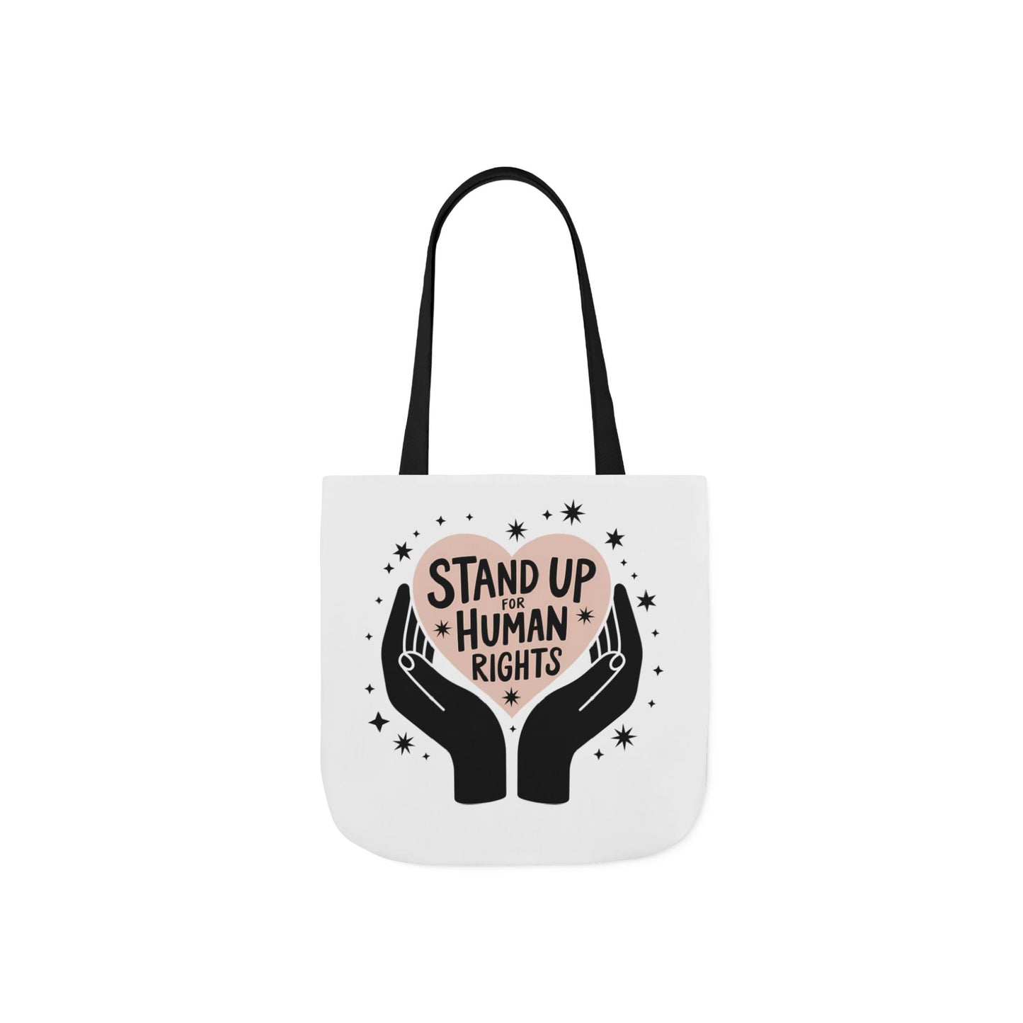 Canvas Tote, Colored Handles - Human Rights Eco-Friendly, 3 sizes