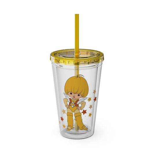 Rainbow Brite 16oz Acrylic Tumbler featuring Canary Yellow