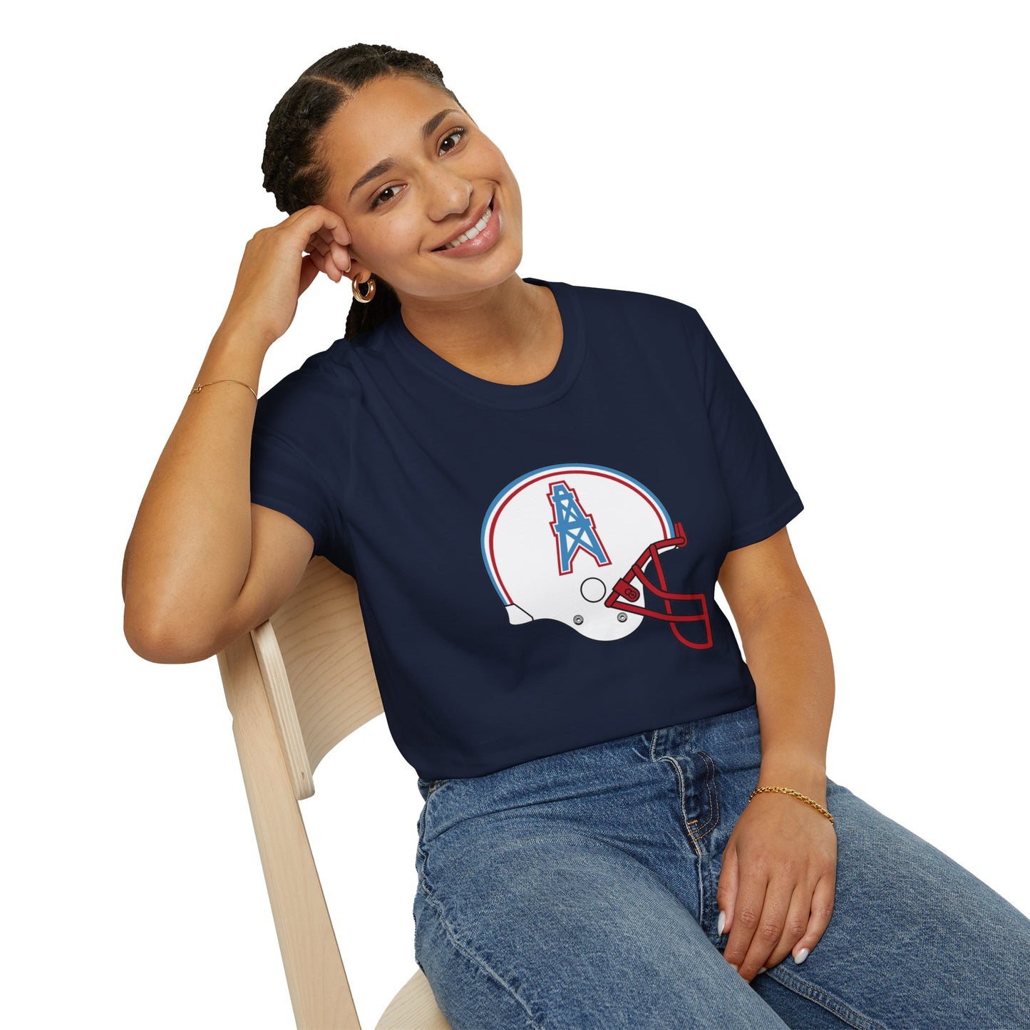 Houston Oilers Retro Helmet Unisex T-Shirt | Up to 5X