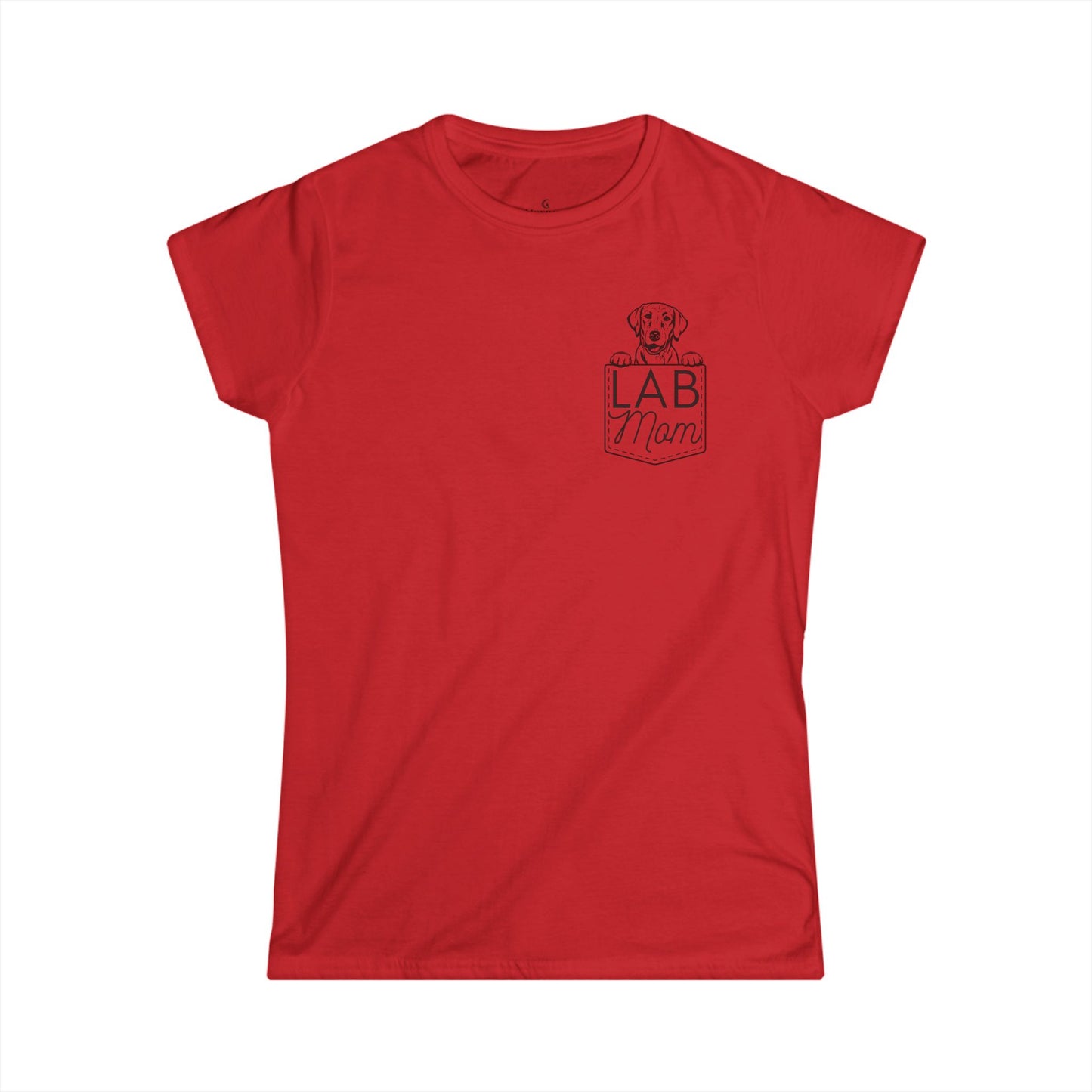 Lab Mom Faux Pocket Tee