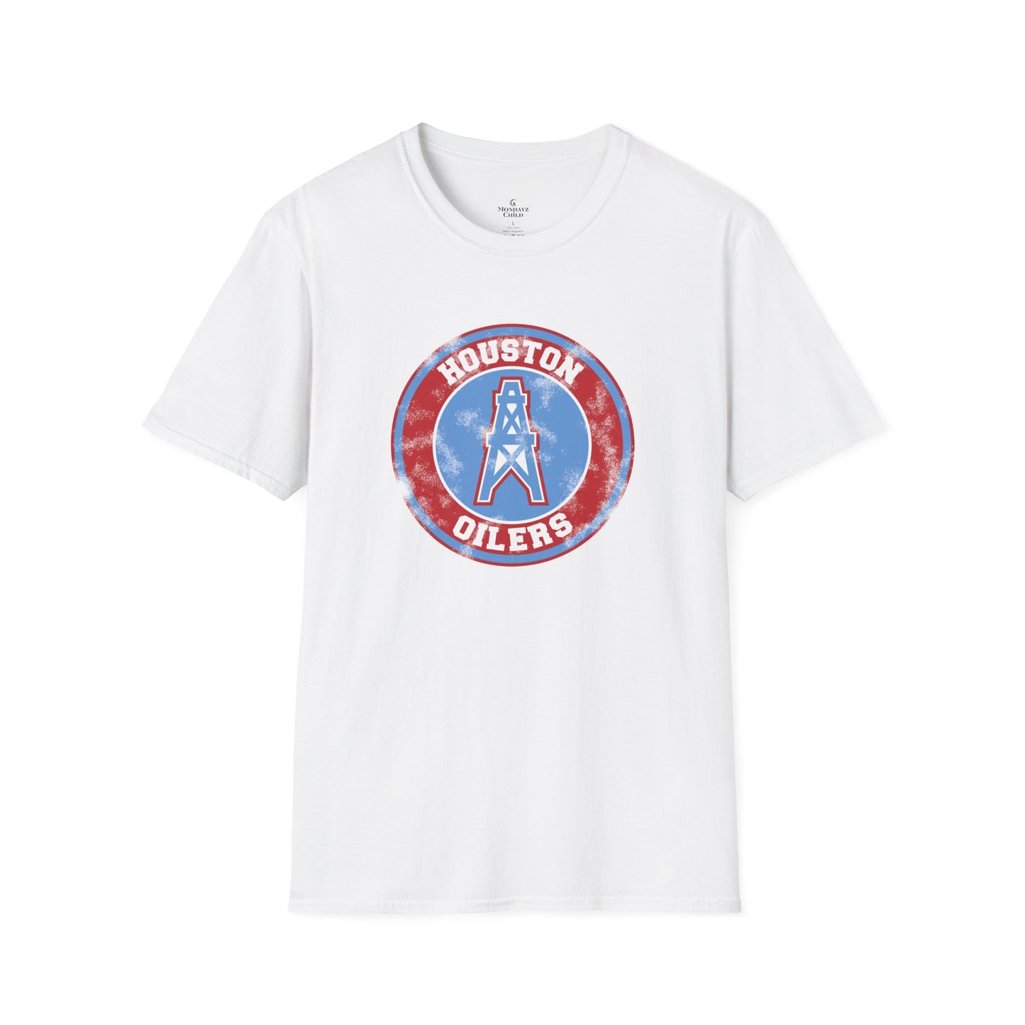 Unisex Tee - Houston Oilers Distressed Emblem