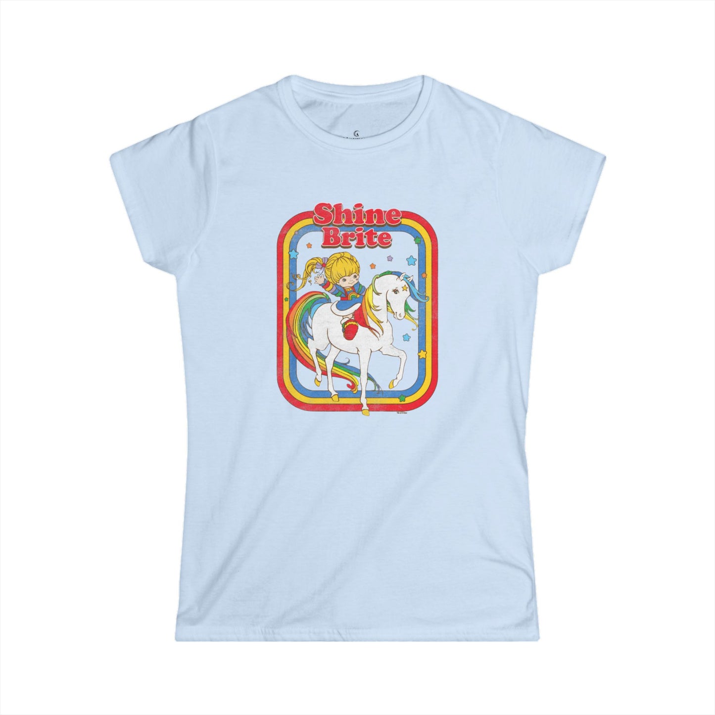 Rainbow Brite - Shine Brite - Women's Softstyle Tee