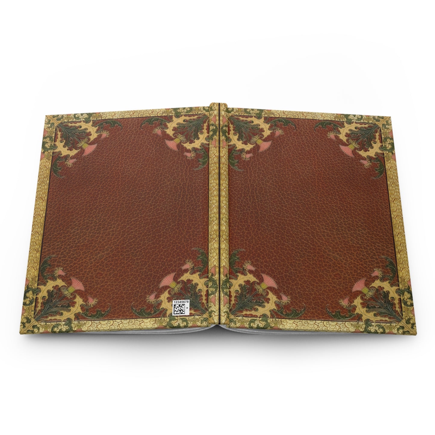 Vintage Thistle Hardcover Journal