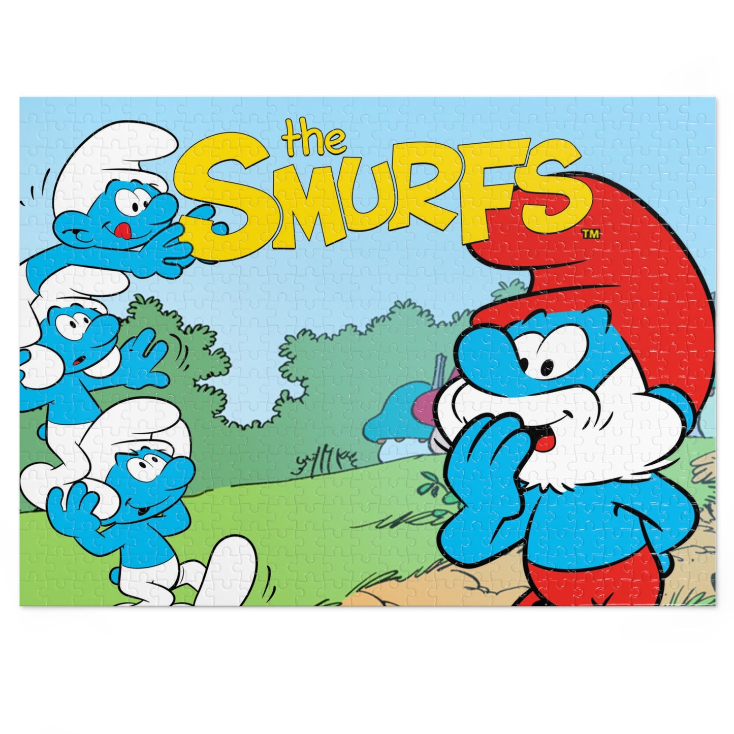 Smurfs Jigsaw Puzzle with Tin