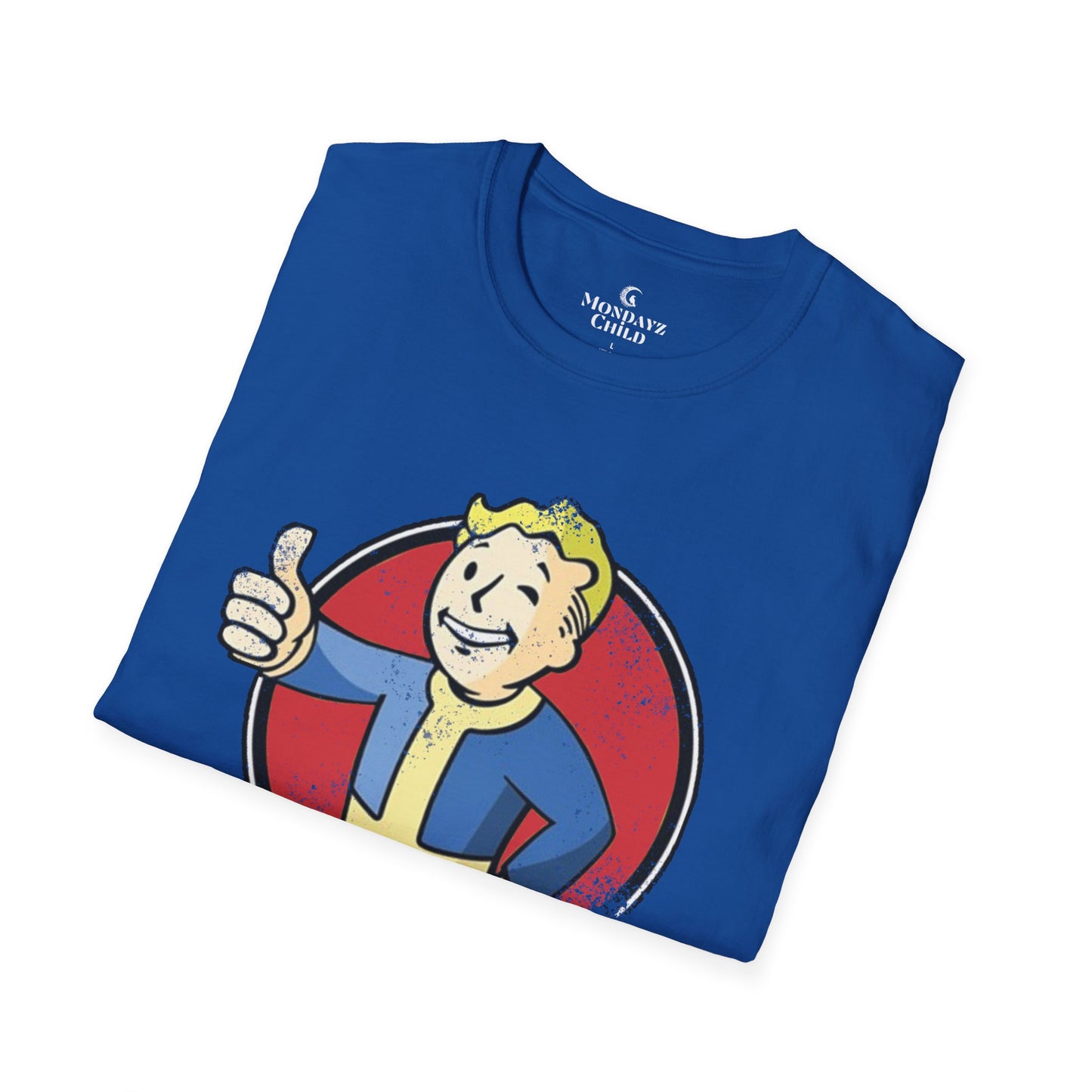Fallout Distressed Vault Boy Unisex T-Shirt - up to 5X