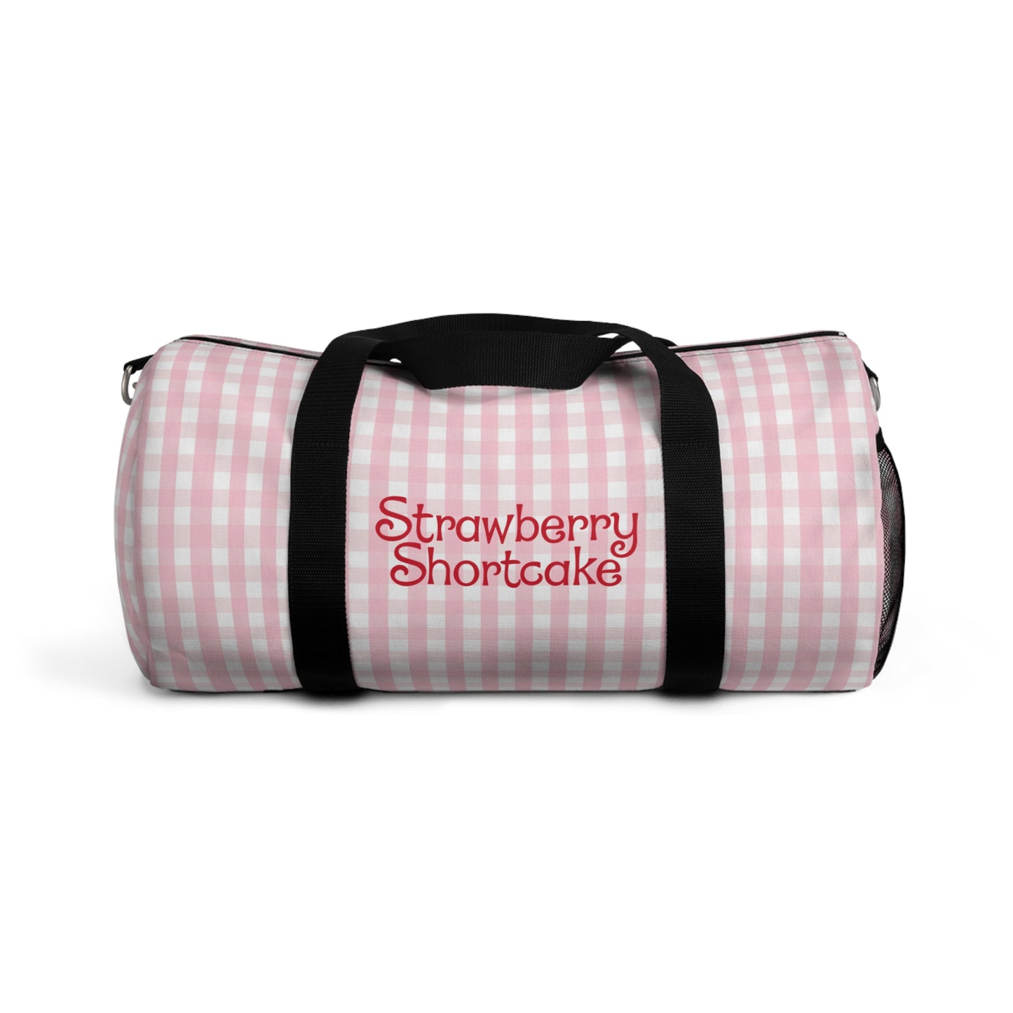 Strawberry Shortcake Gingham Duffel Bag