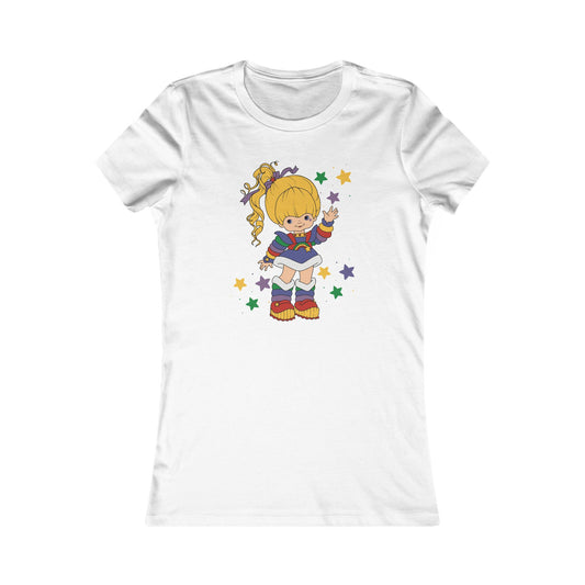 Rainbow Brite Women's Slim Fit Favorite Tee