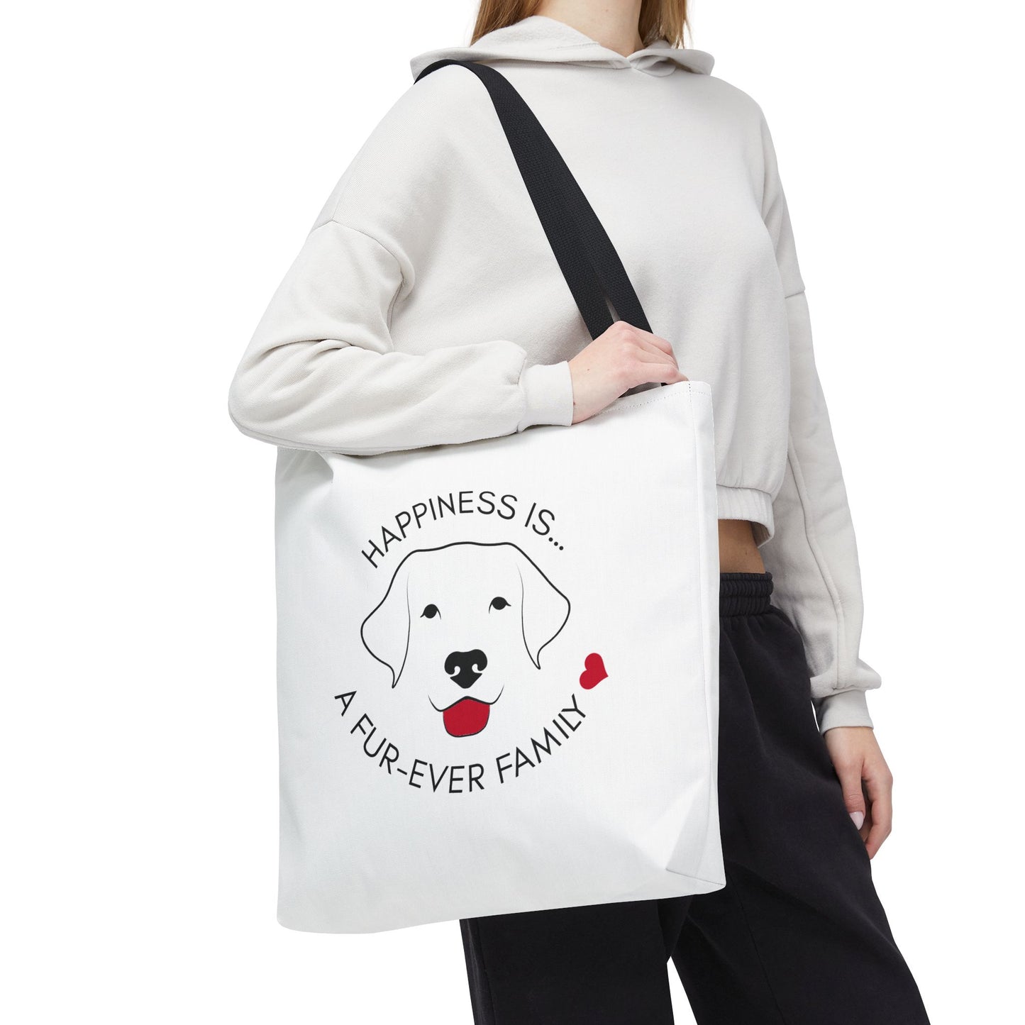 Happiness Is... A Fur-Ever Family Tote Bag