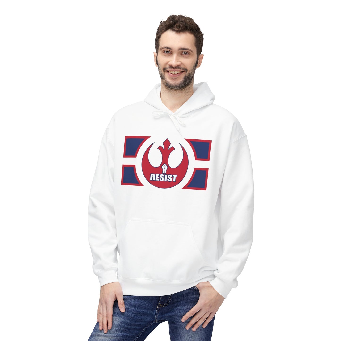 Resist Unisex Fleece Hoodie