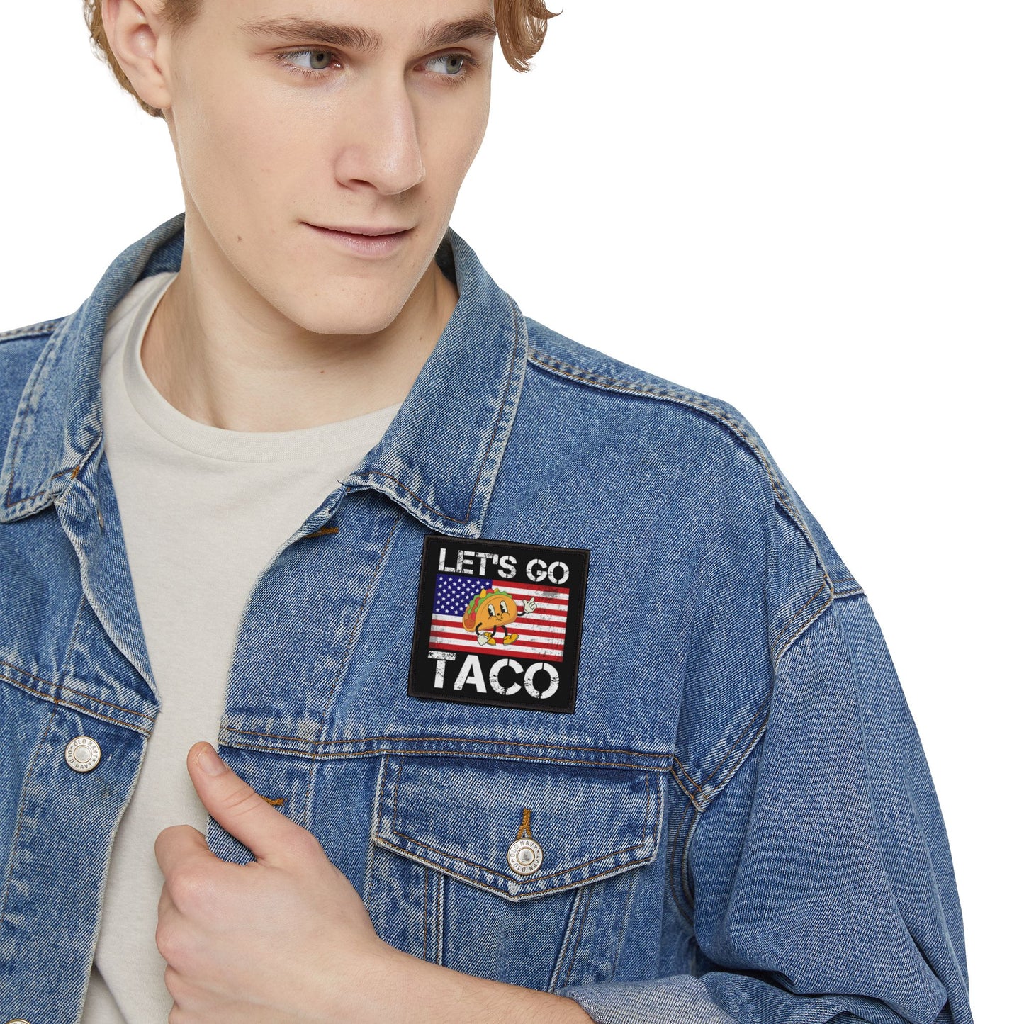 Iron-On Patch - LET’S GO TACO