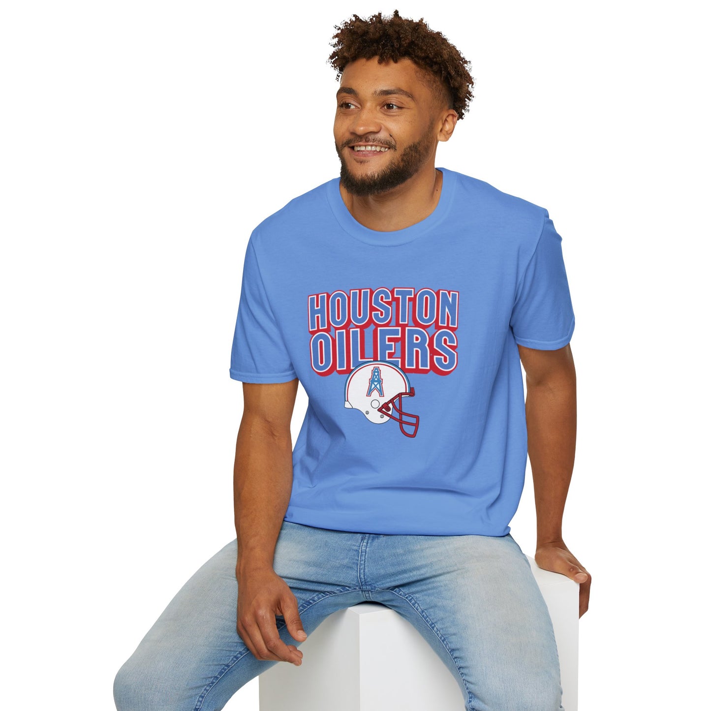 Houston Oilers Retro Helmet Unisex T-Shirt | up to 5X