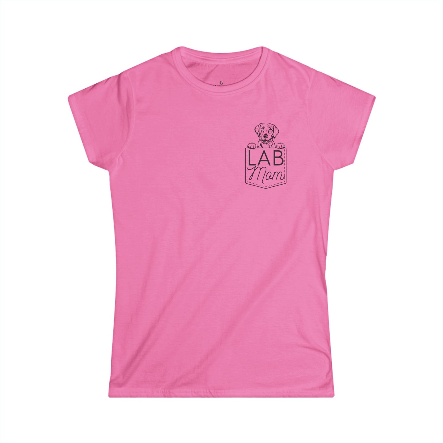 Lab Mom Faux Pocket Tee