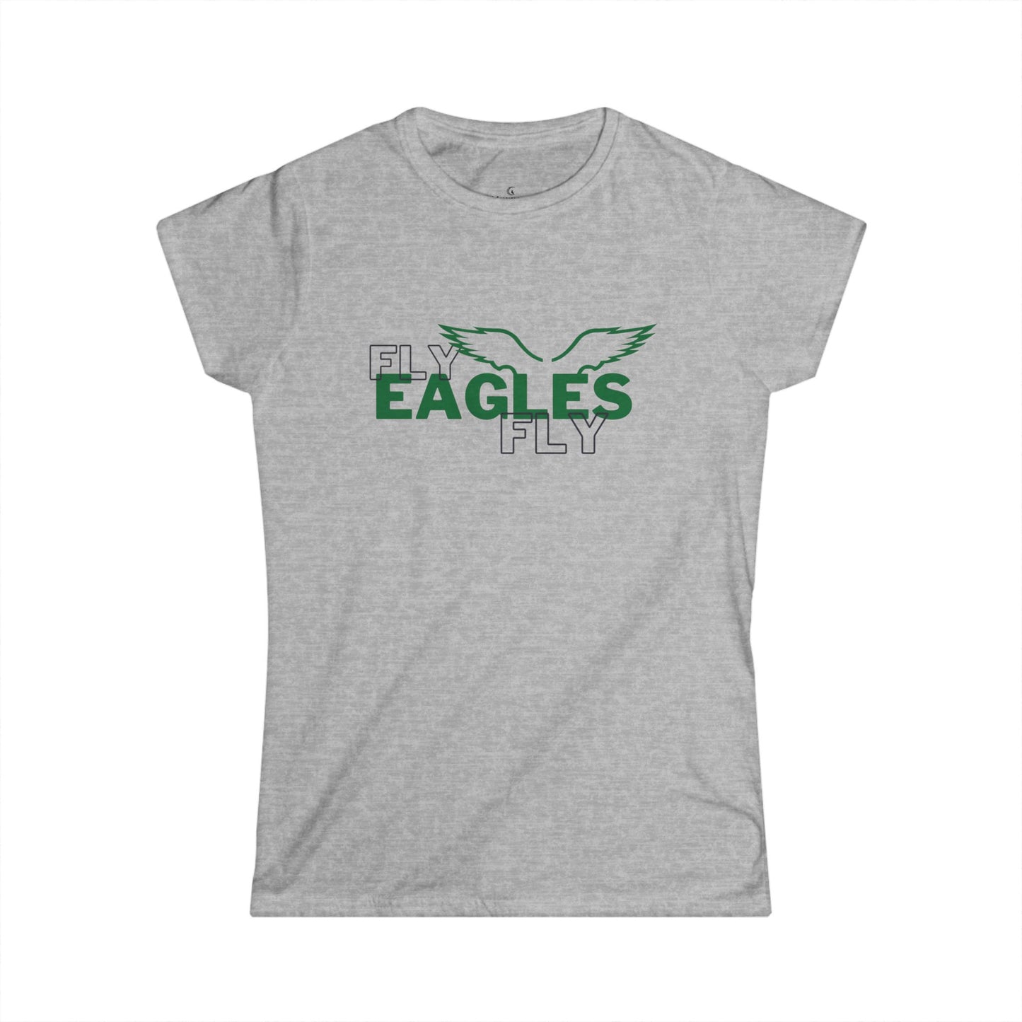 Women’s Fitted Tee - ‘Fly Eagles Fly’