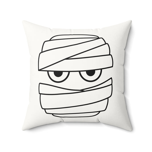 Halloween Pillow with Insert - Mummy