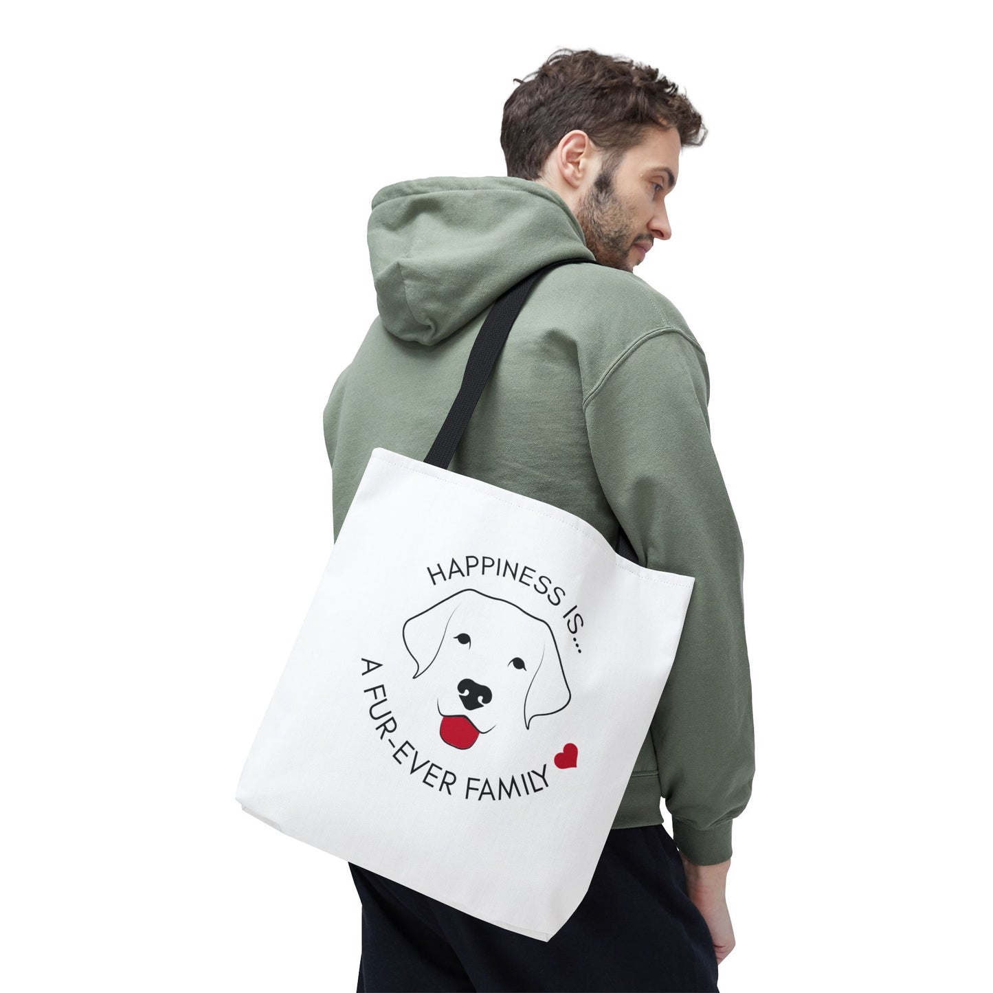 Happiness Is... A Fur-Ever Family Tote Bag