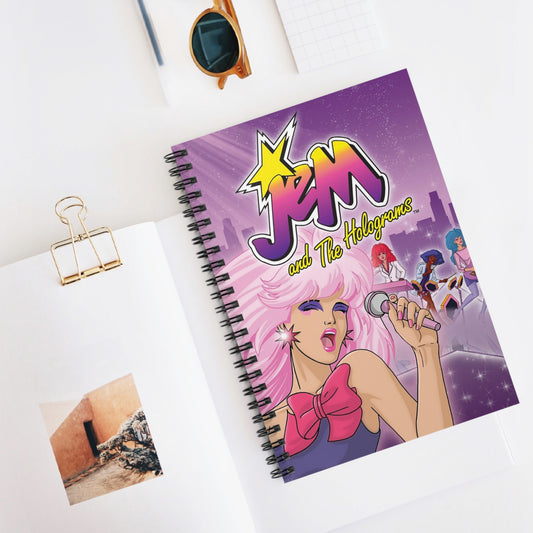 Jem and The Holograms Spiral Notebook, 6x8