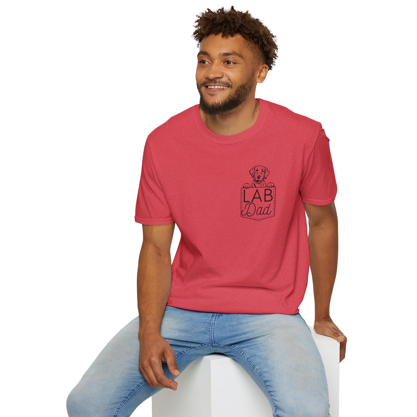 Lab Dad Faux Pocket T-Shirt