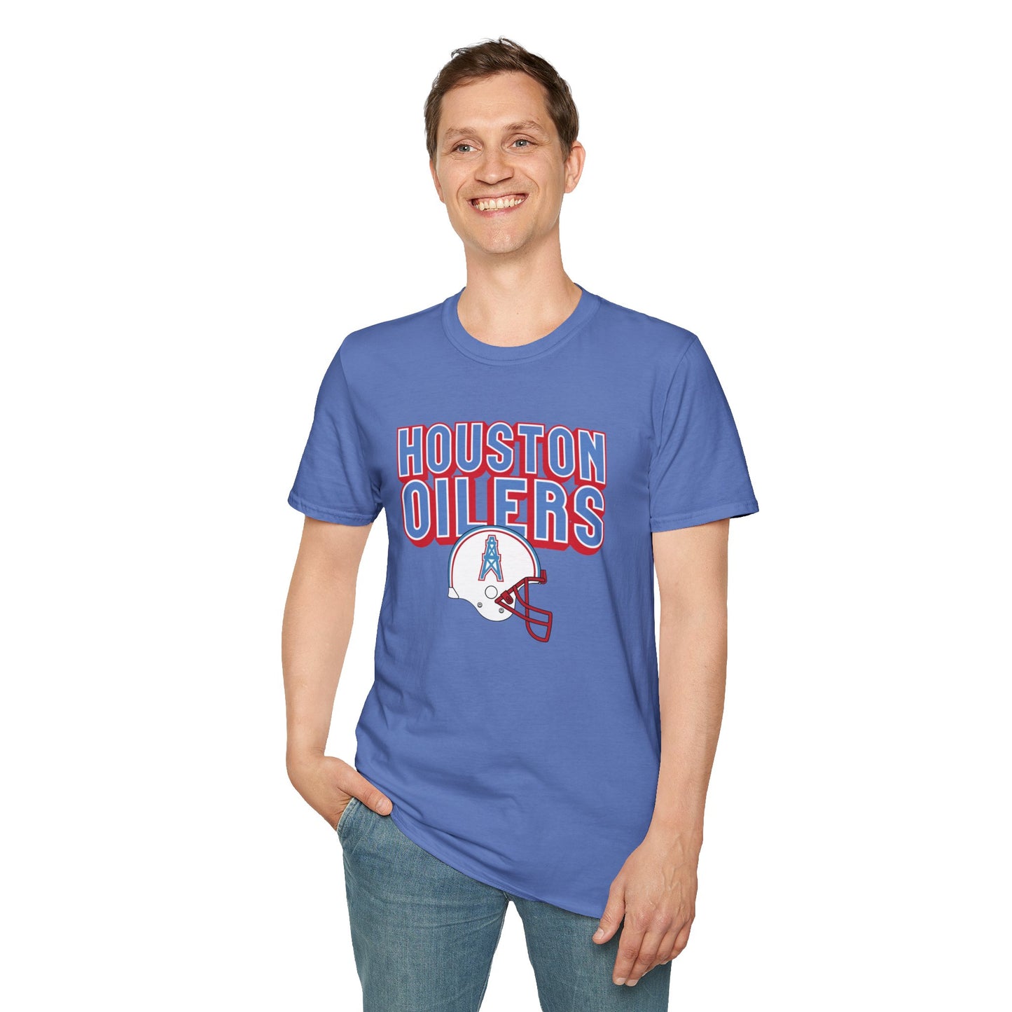 Houston Oilers Retro Helmet Unisex T-Shirt | up to 5X