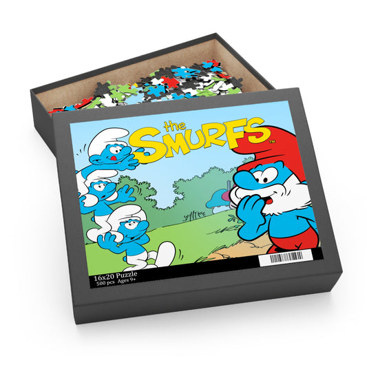 Smurfs Puzzle (500-Piece, 20in x 14in)