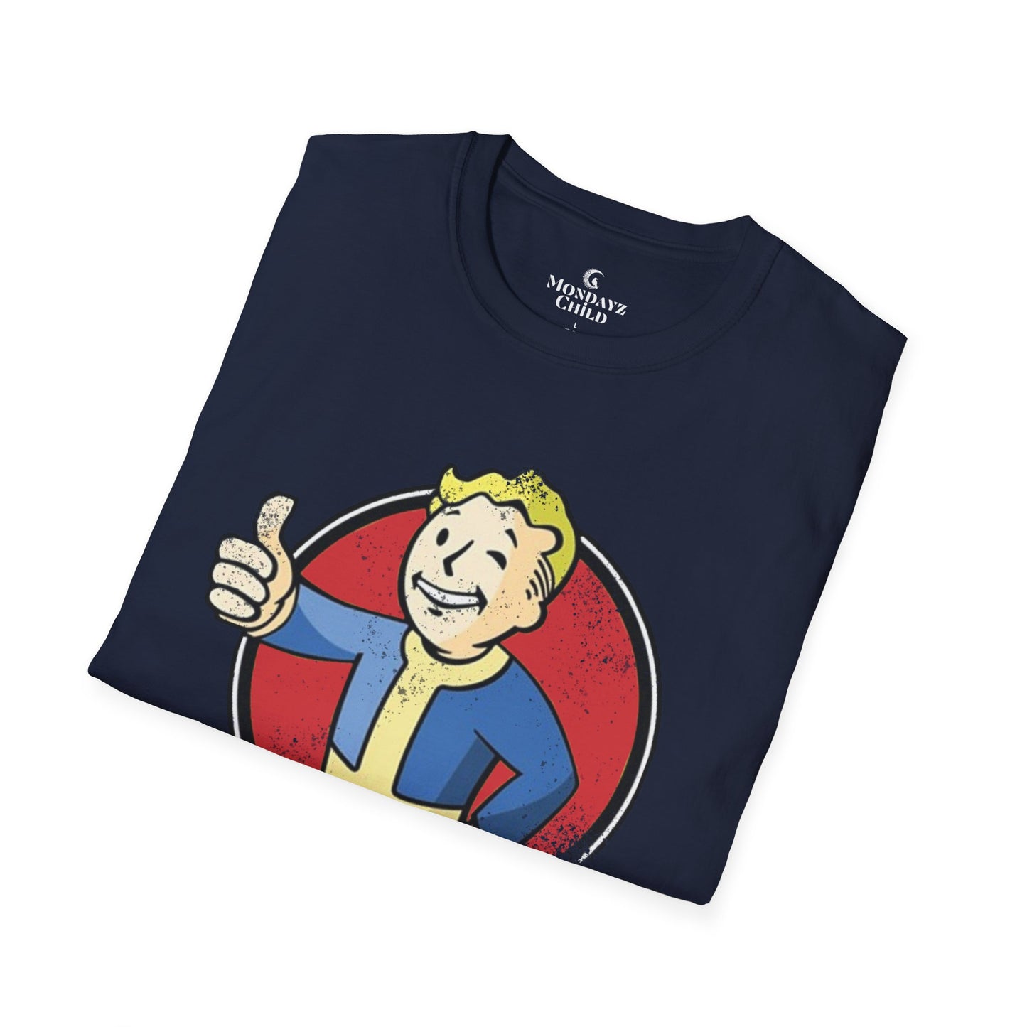 Fallout Distressed Vault Boy Unisex T-Shirt - up to 5X