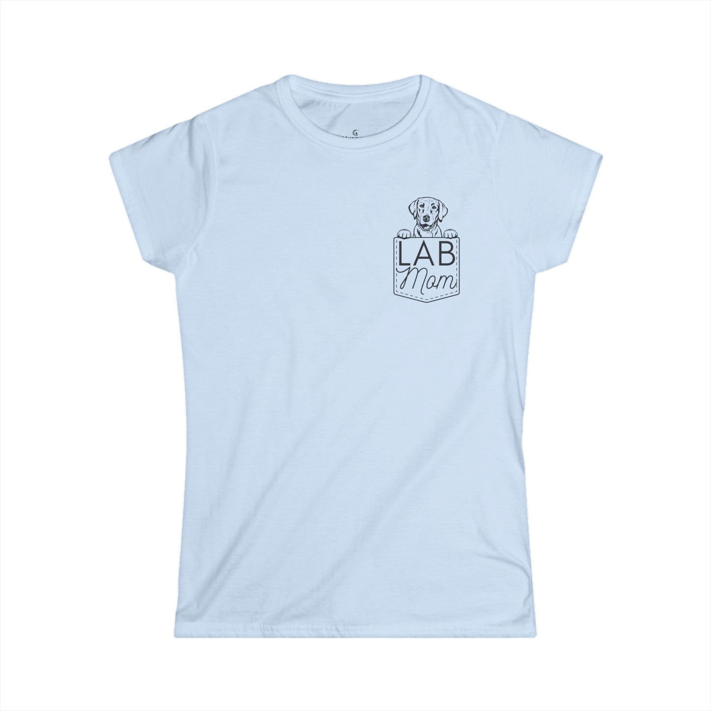 Lab Mom Faux Pocket Tee