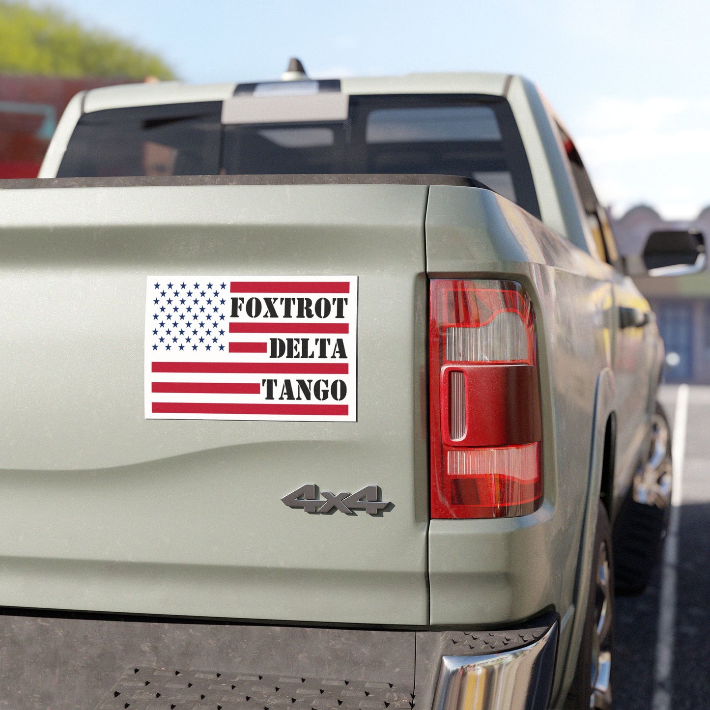 'Foxtrot Delta Tango' Anti-Trump Car Magnet