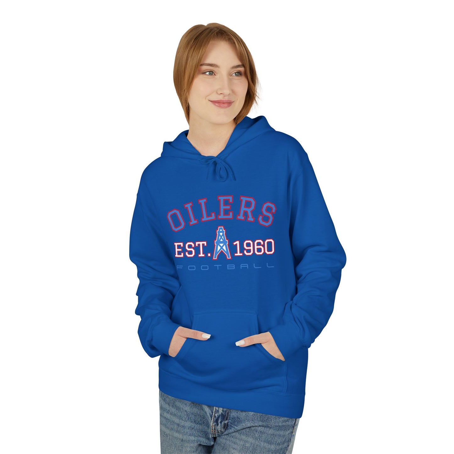 IMPROVED! Houston Oilers 'Est 1960' Unisex Hoodie