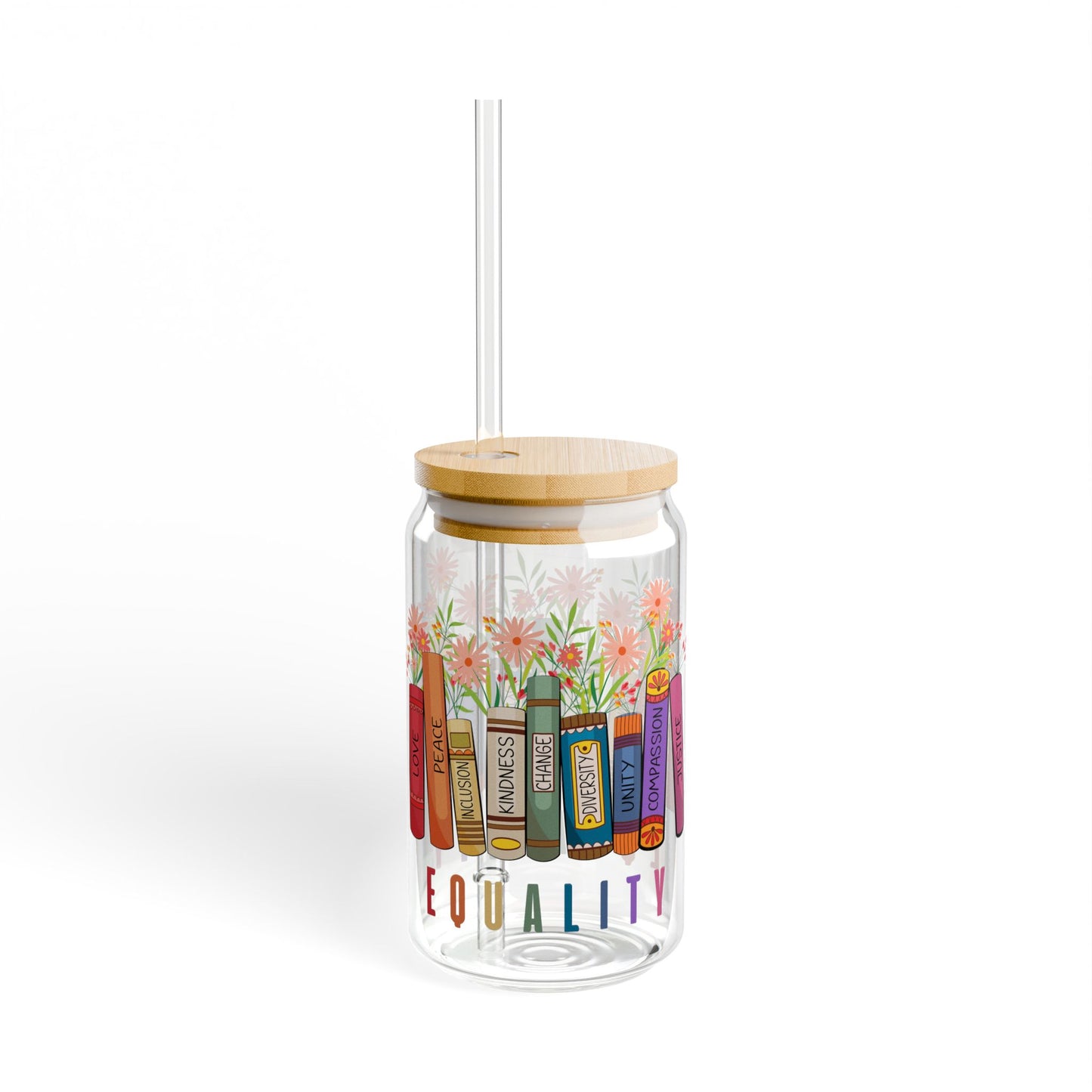 Sipper Glass - Equality & Love, 16oz