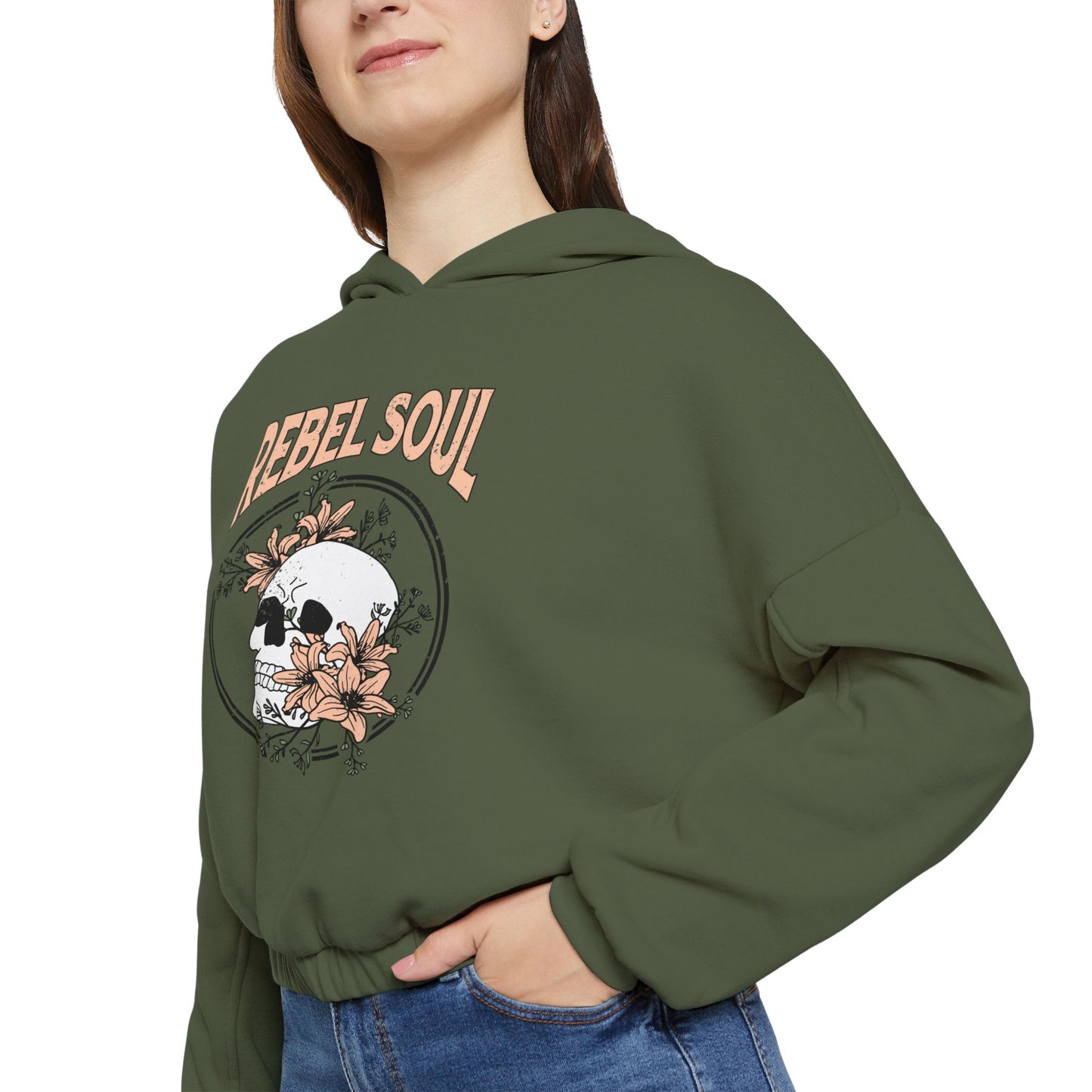 Cropped Hoodie - Rebel Soul