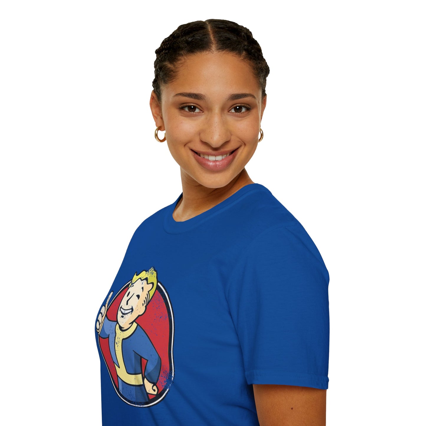 Fallout Distressed Vault Boy Unisex T-Shirt - up to 5X