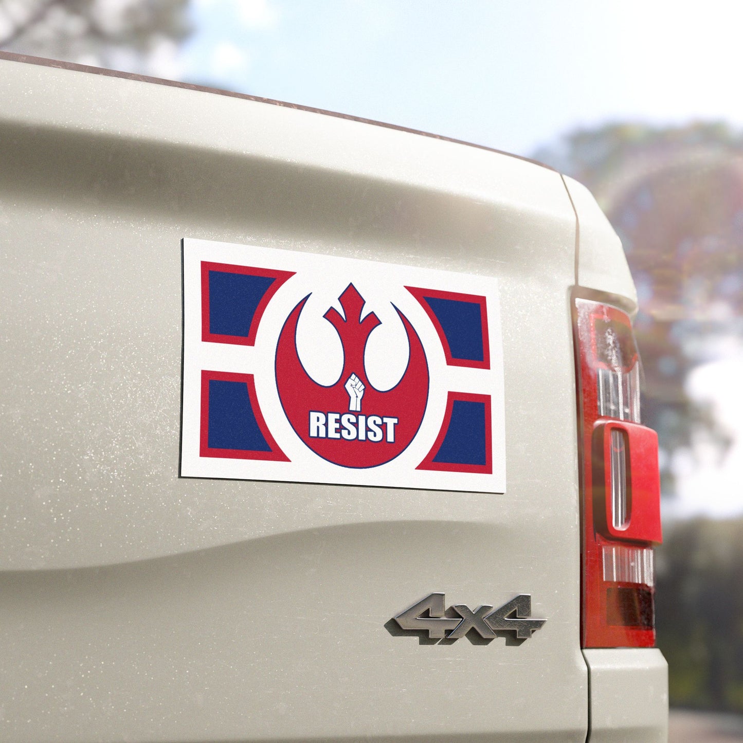 Rebel Spirit Car Magnet - 'RESIST' Design