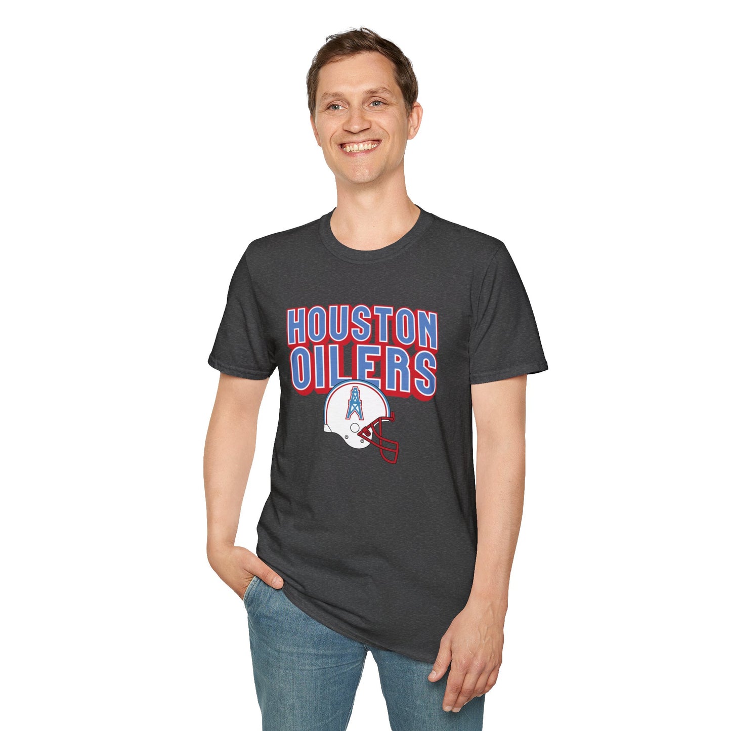 Houston Oilers Retro Helmet Unisex T-Shirt | up to 5X