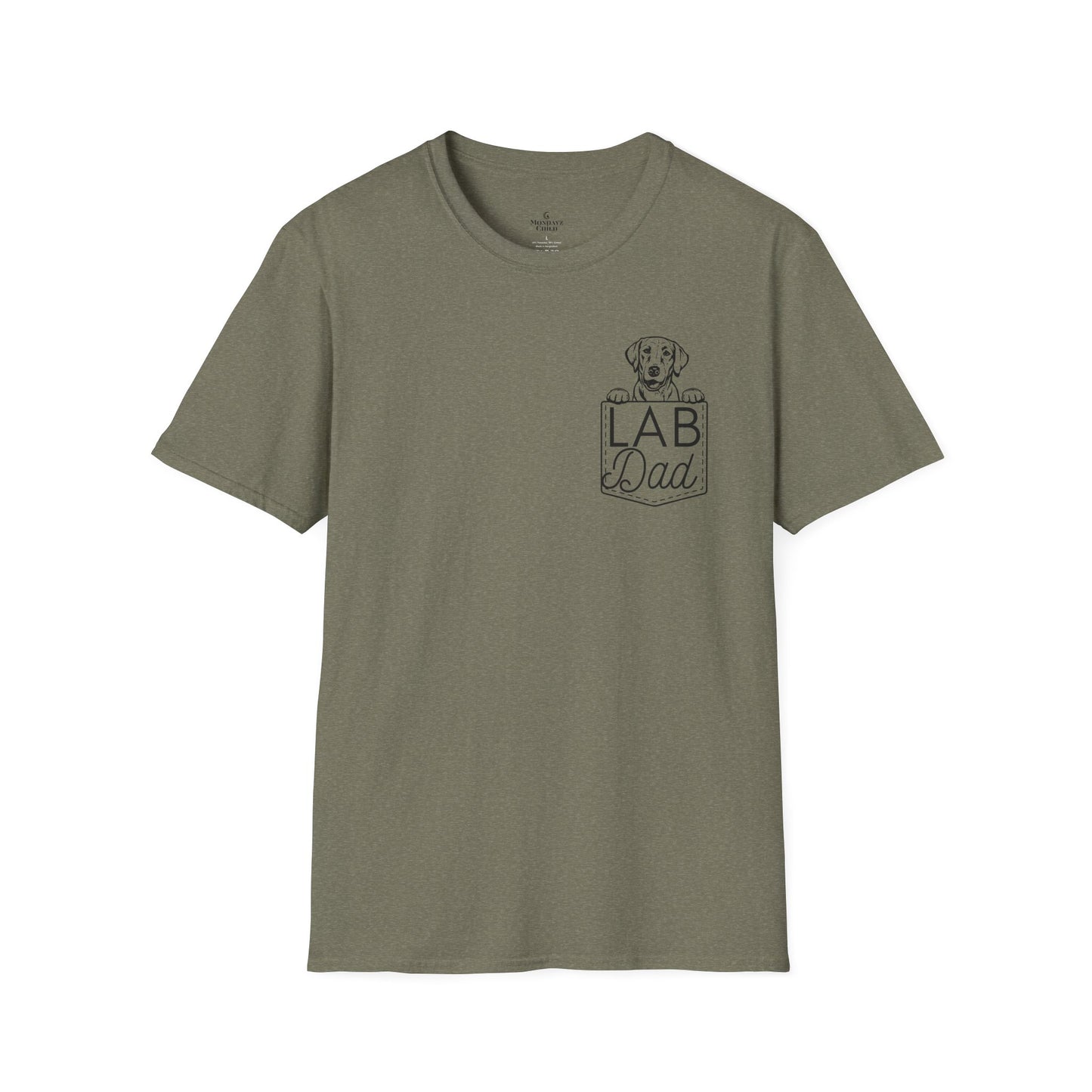 Lab Dad Faux Pocket T-Shirt