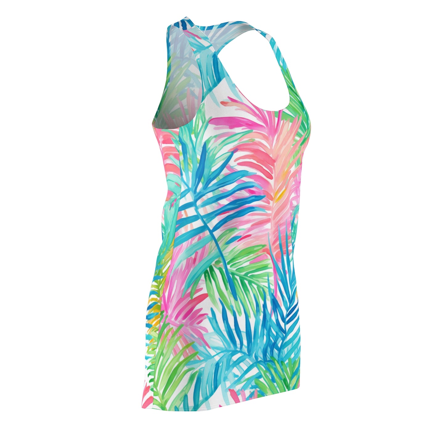 Tropical Floral Racerback Dress
