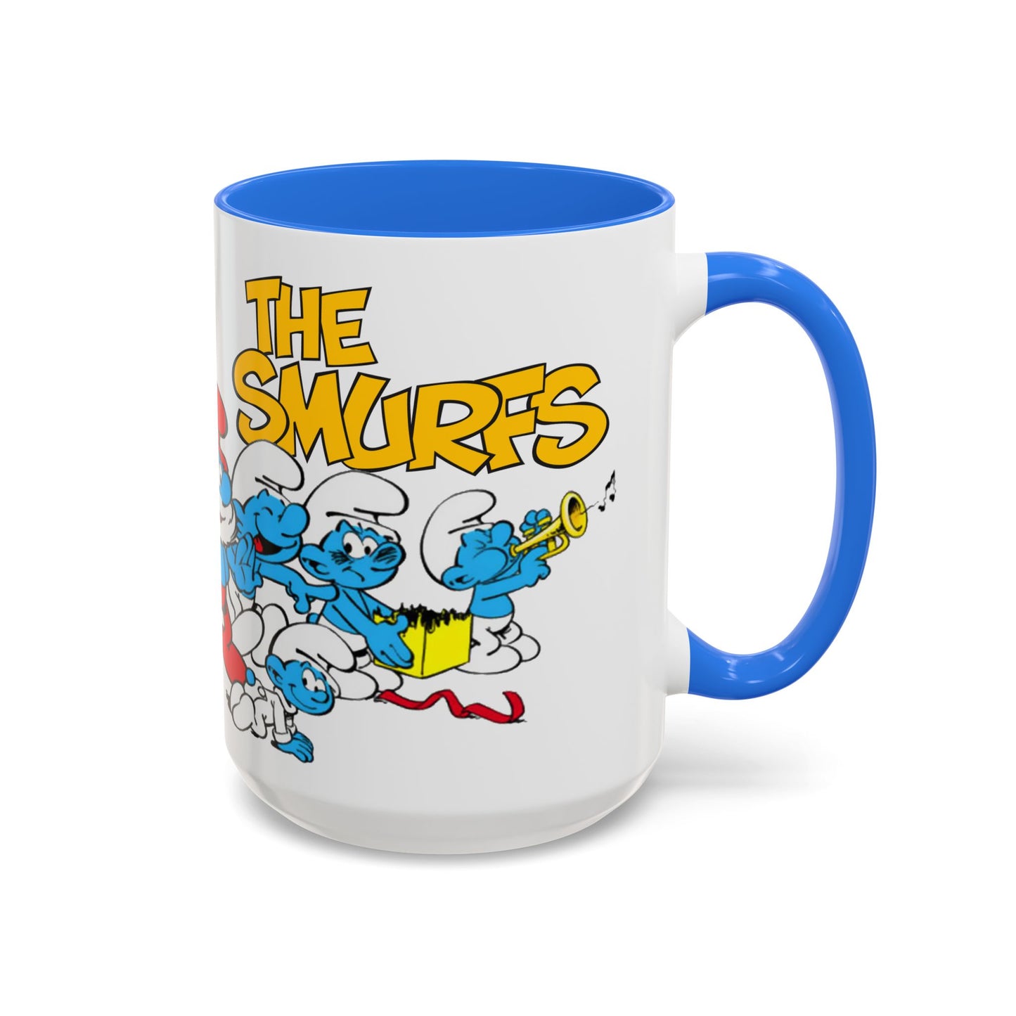 Smurfs-Inspired Colorful Coffee Mug, 11oz / 15oz
