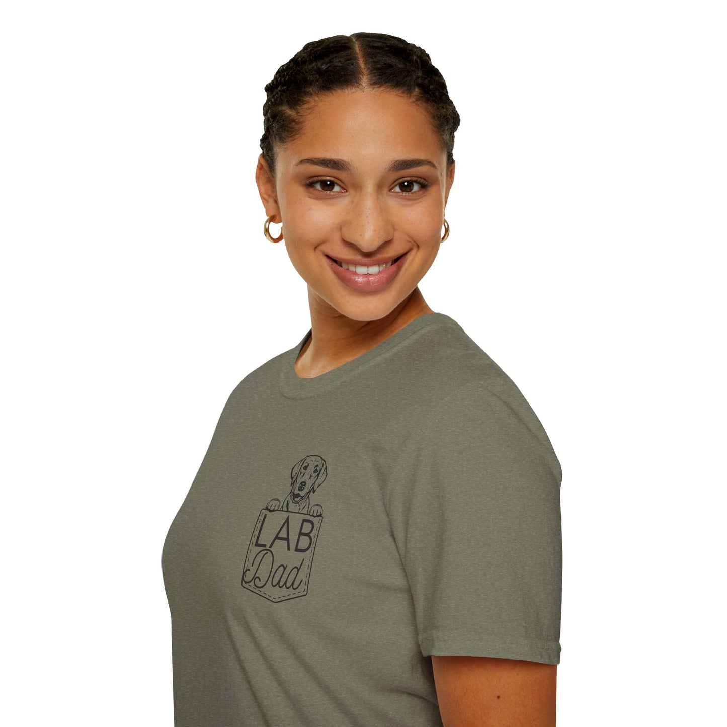 Lab Dad Faux Pocket T-Shirt